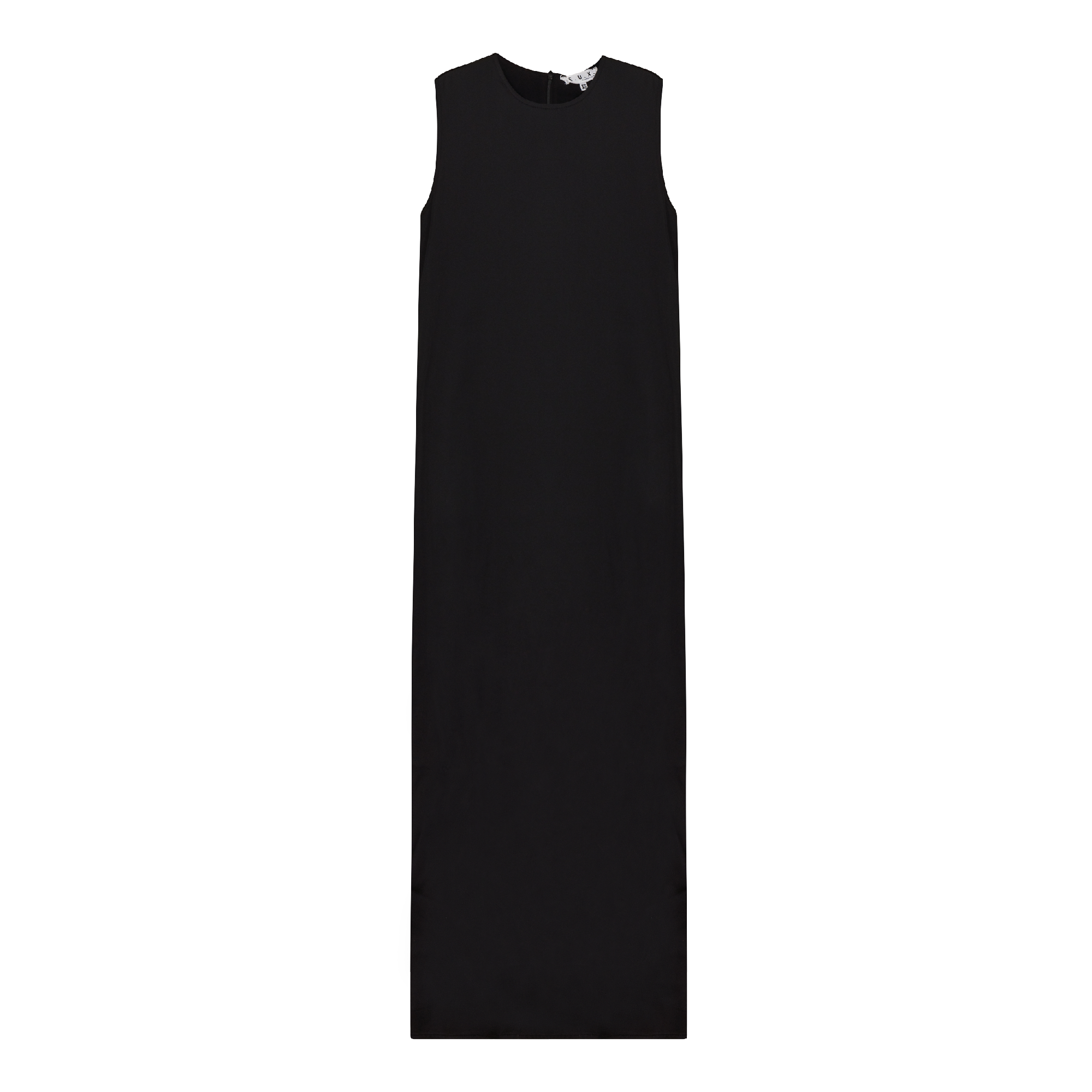 Satin Maxi Jumper in Black by E.U.X. Exclusive
