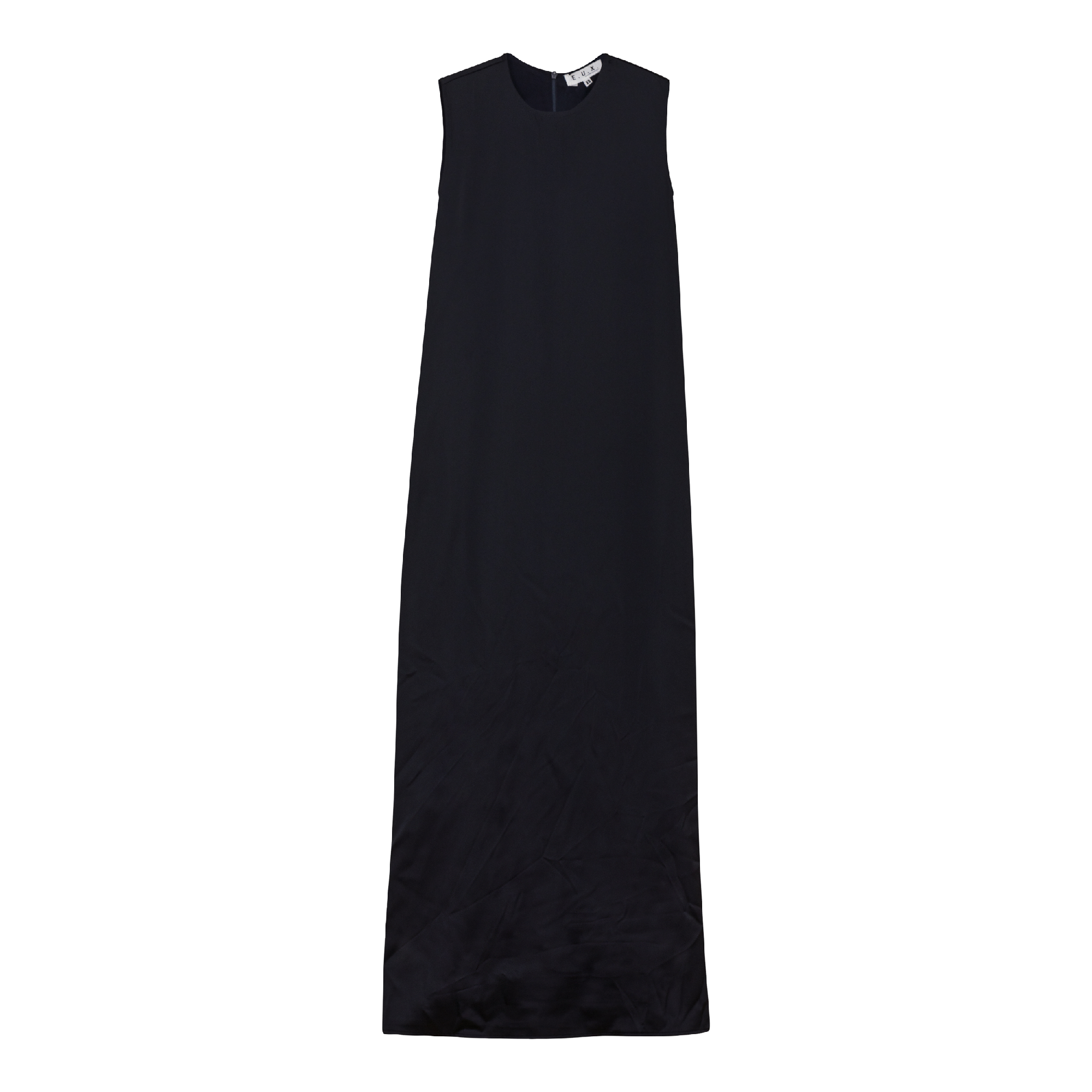 Satin Maxi Jumper in Dark Navy by E.U.X. Exclusive