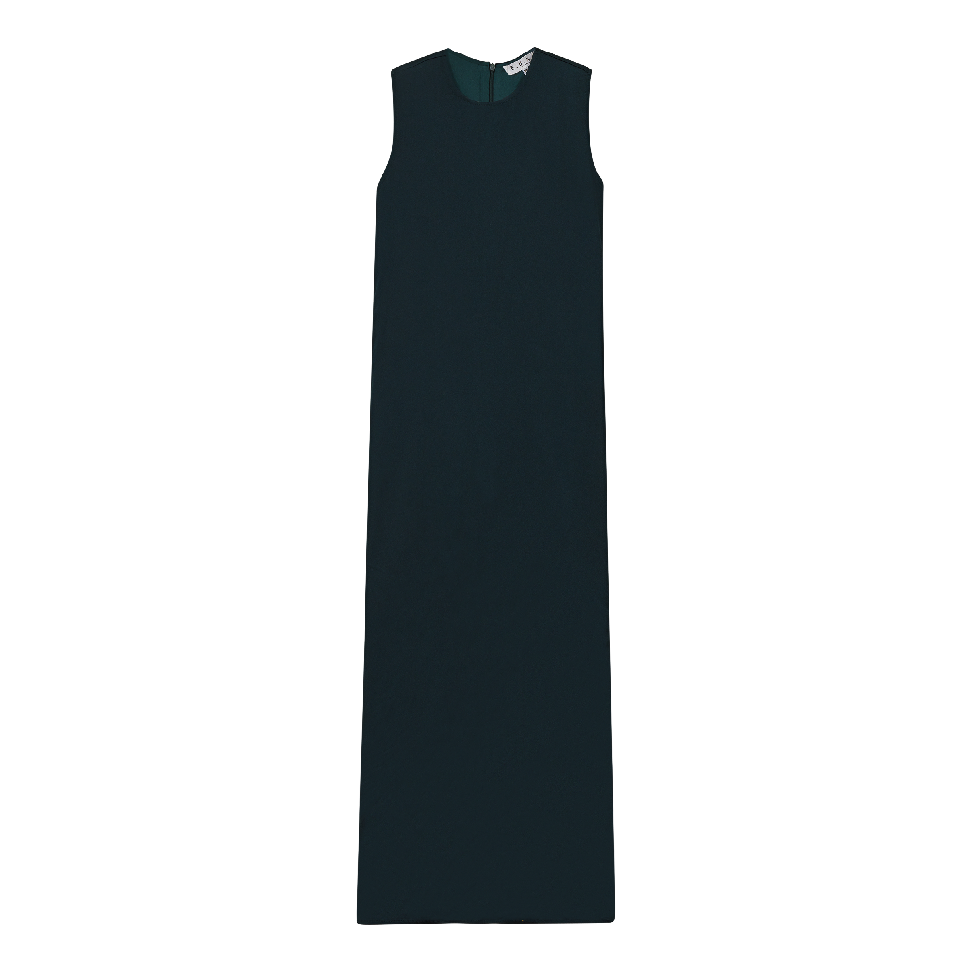 Satin Maxi Jumper in Deep Teal by E.U.X. Exclusive