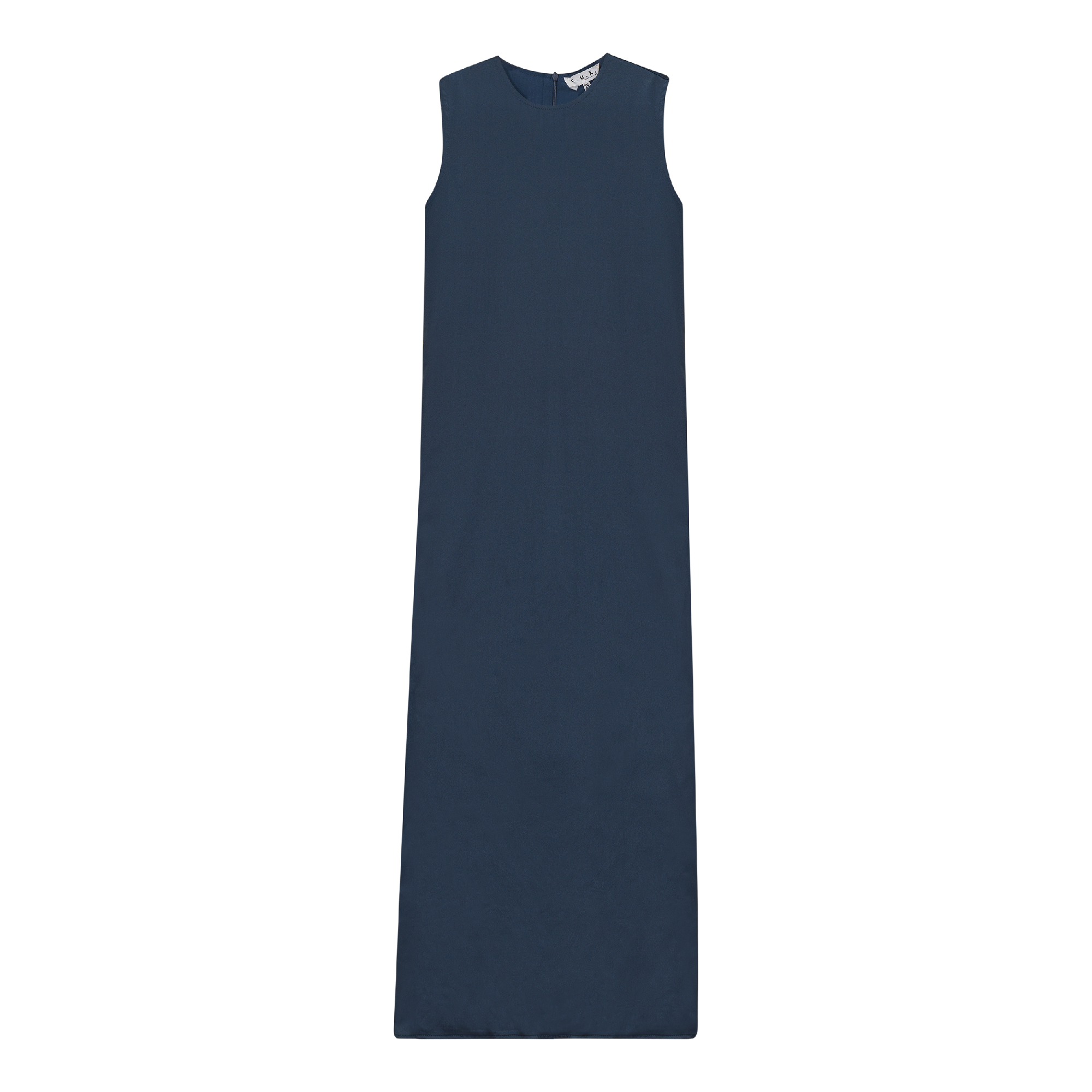 Satin Maxi Jumper in Steel Blue by E.U.X. Exclusive