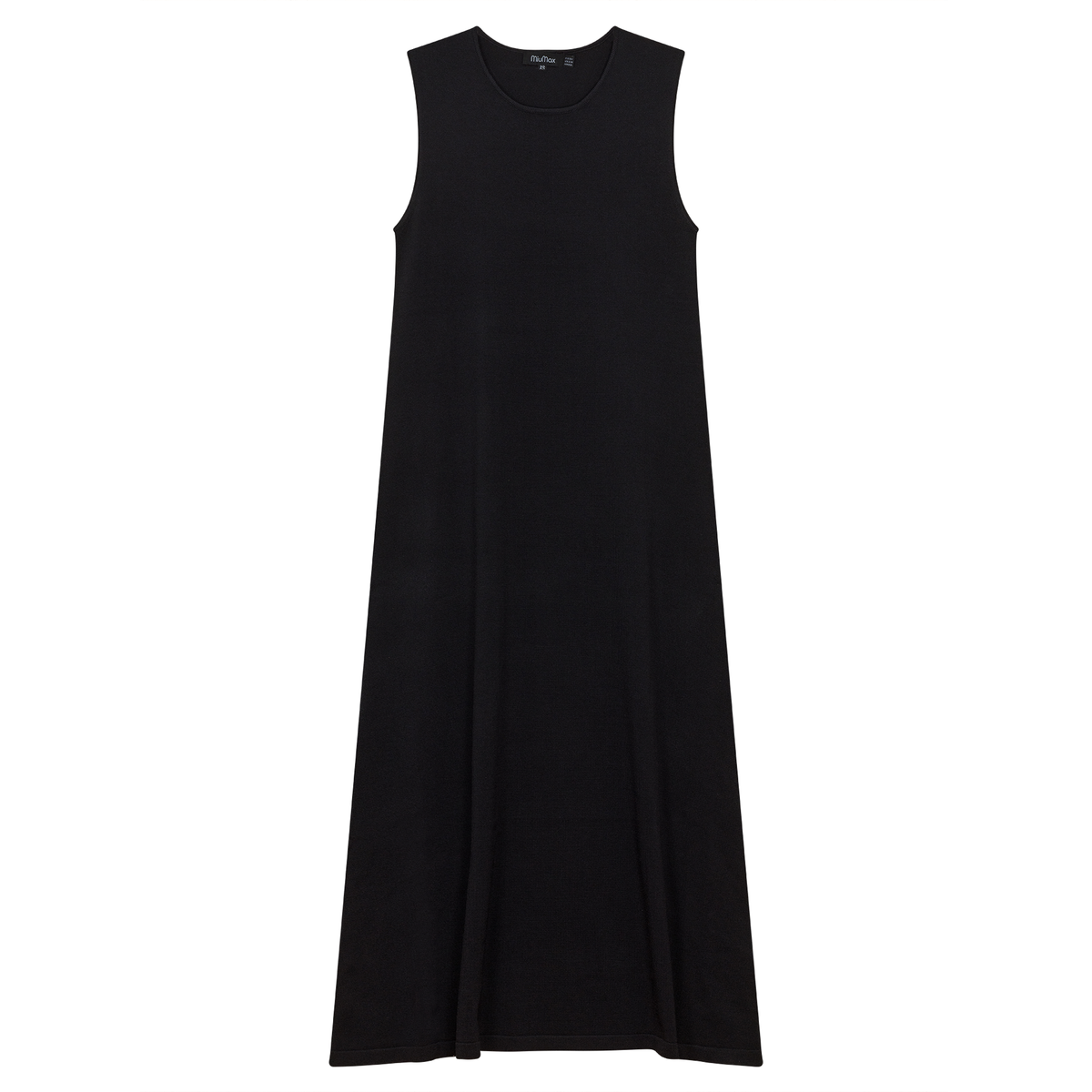 Knit Midi A Line Jumper in Black by MiuMax
