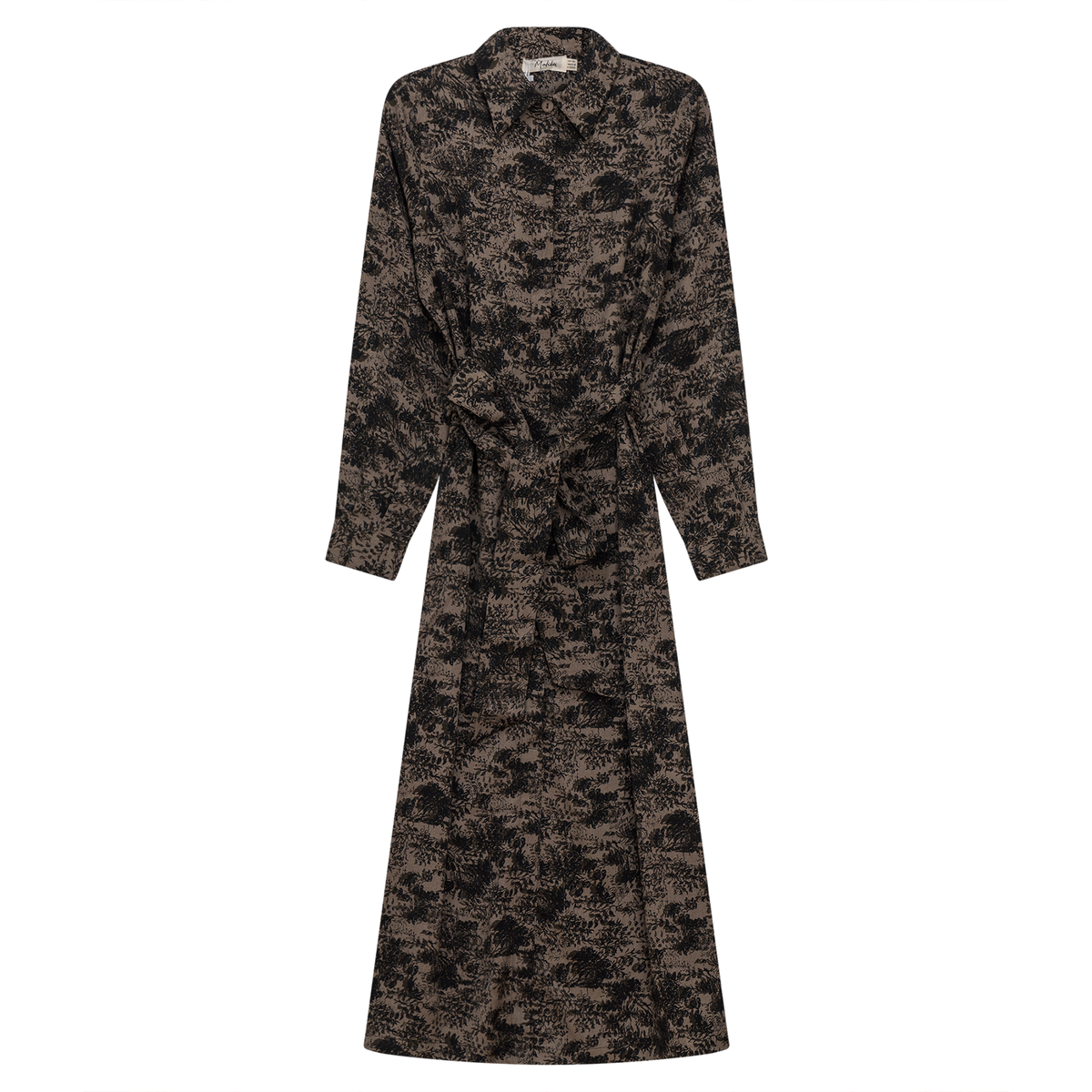 Midi Floral Shirt Dress