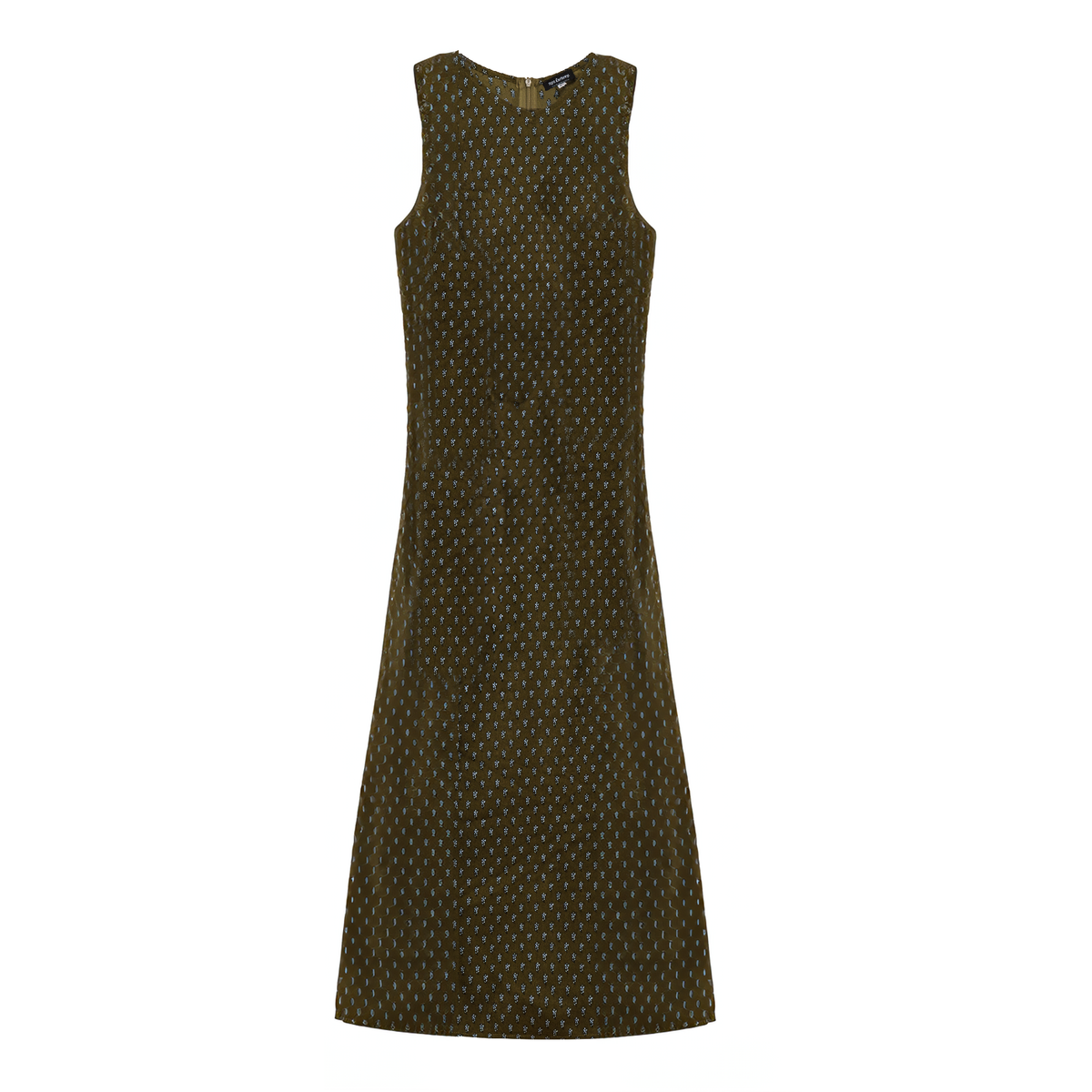 Printed Wooly Midi Jumper in Butternut by NYC Factory