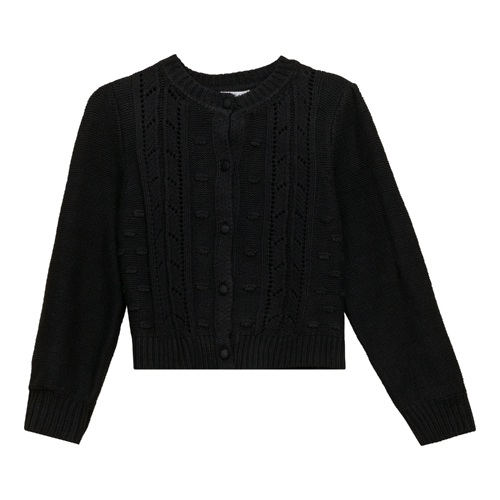 Crochet Knit Cardigan in by E.U.X. Exclusive