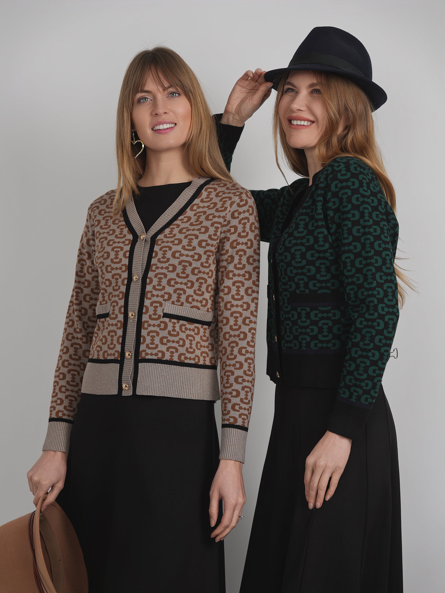 Printed Knit Cardigan in by Birch