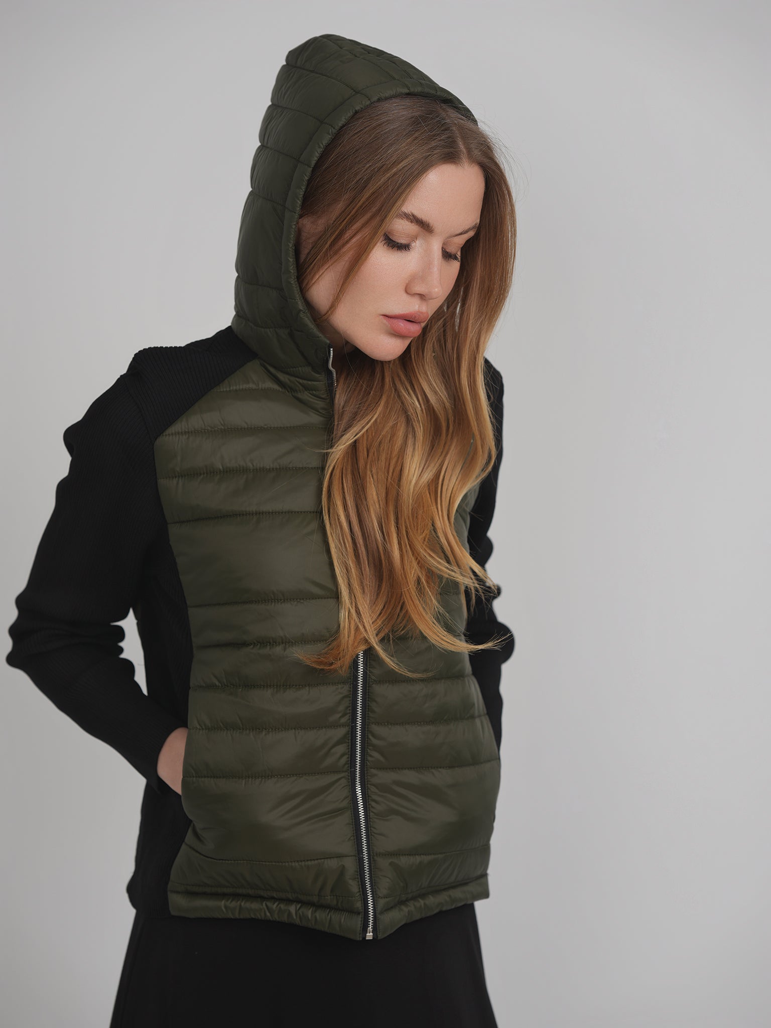 Quilted Bomber Jacket in by Blue Maple