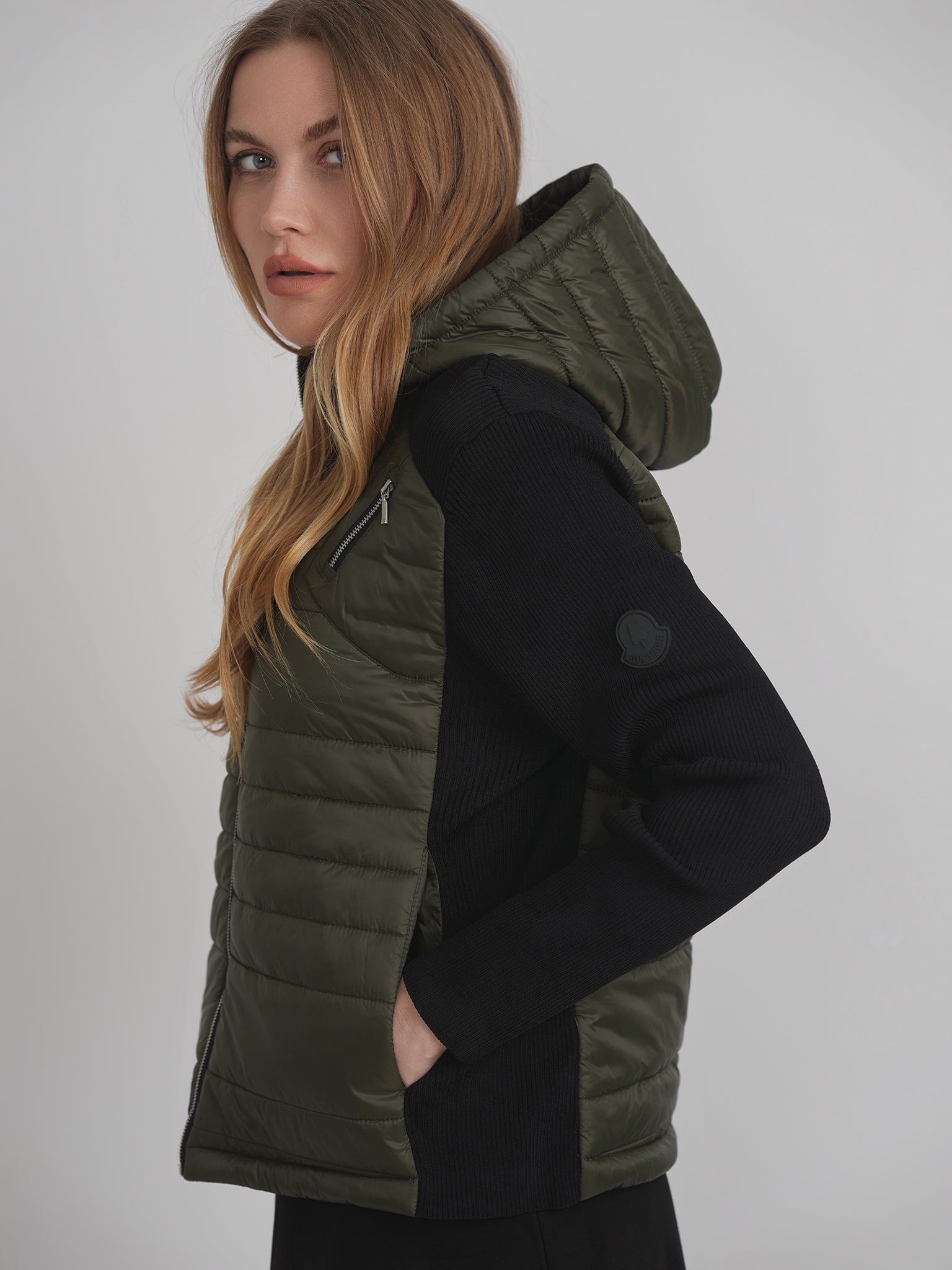 Quilted Bomber Jacket in by Blue Maple