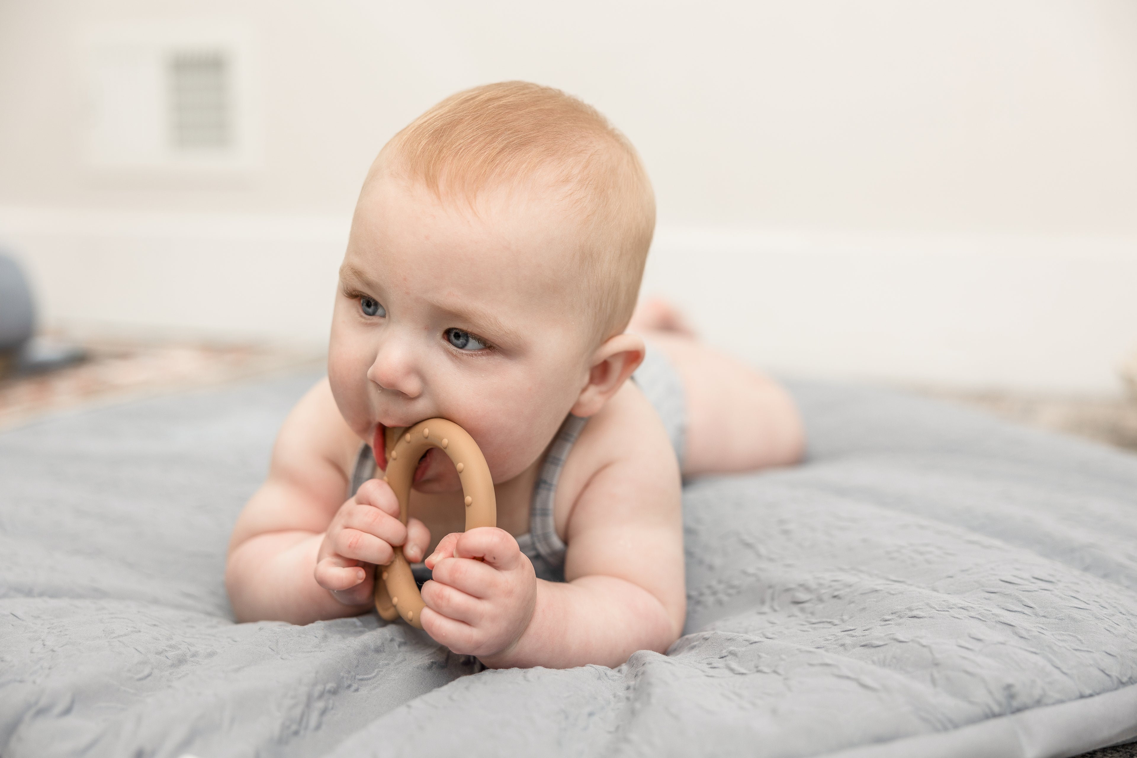 Soft Cotton Modal 3 Pack Onesie Set in Blue by Little Fragile