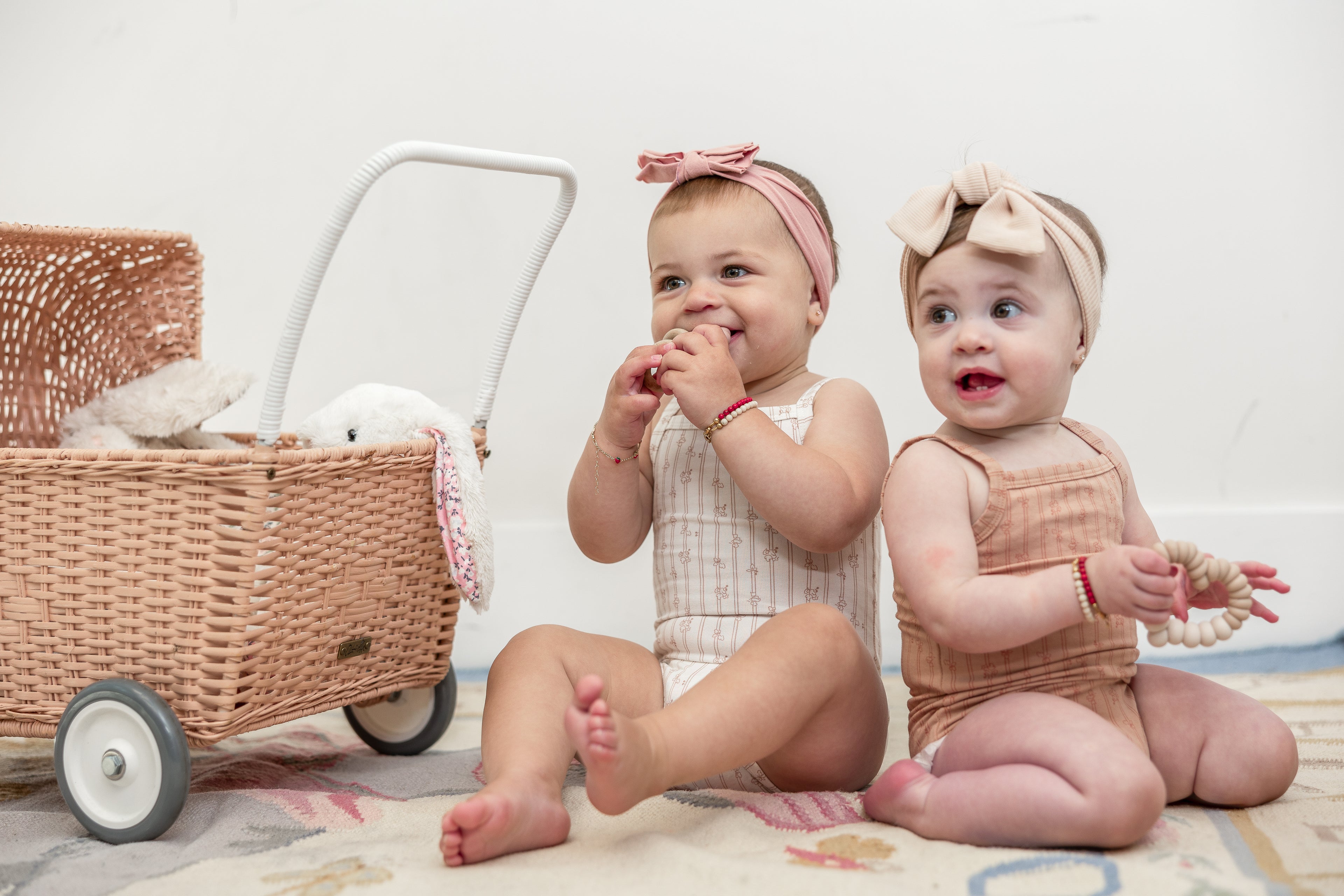 Soft Cotton Modal 3 Pack Onesie Set in by Little Fragile