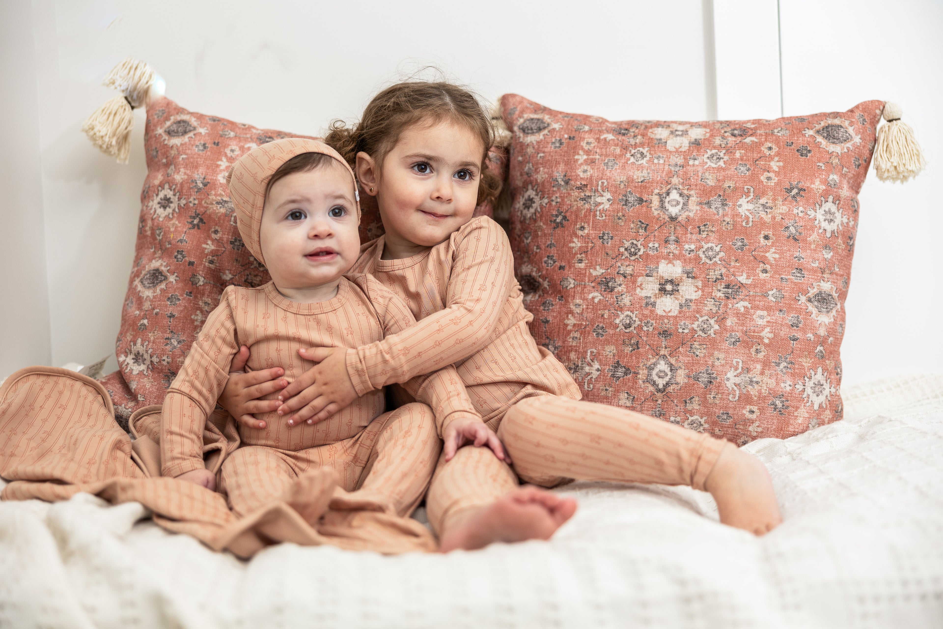 Soft Cotton Modal Onesie and Hat in by Little Fragile