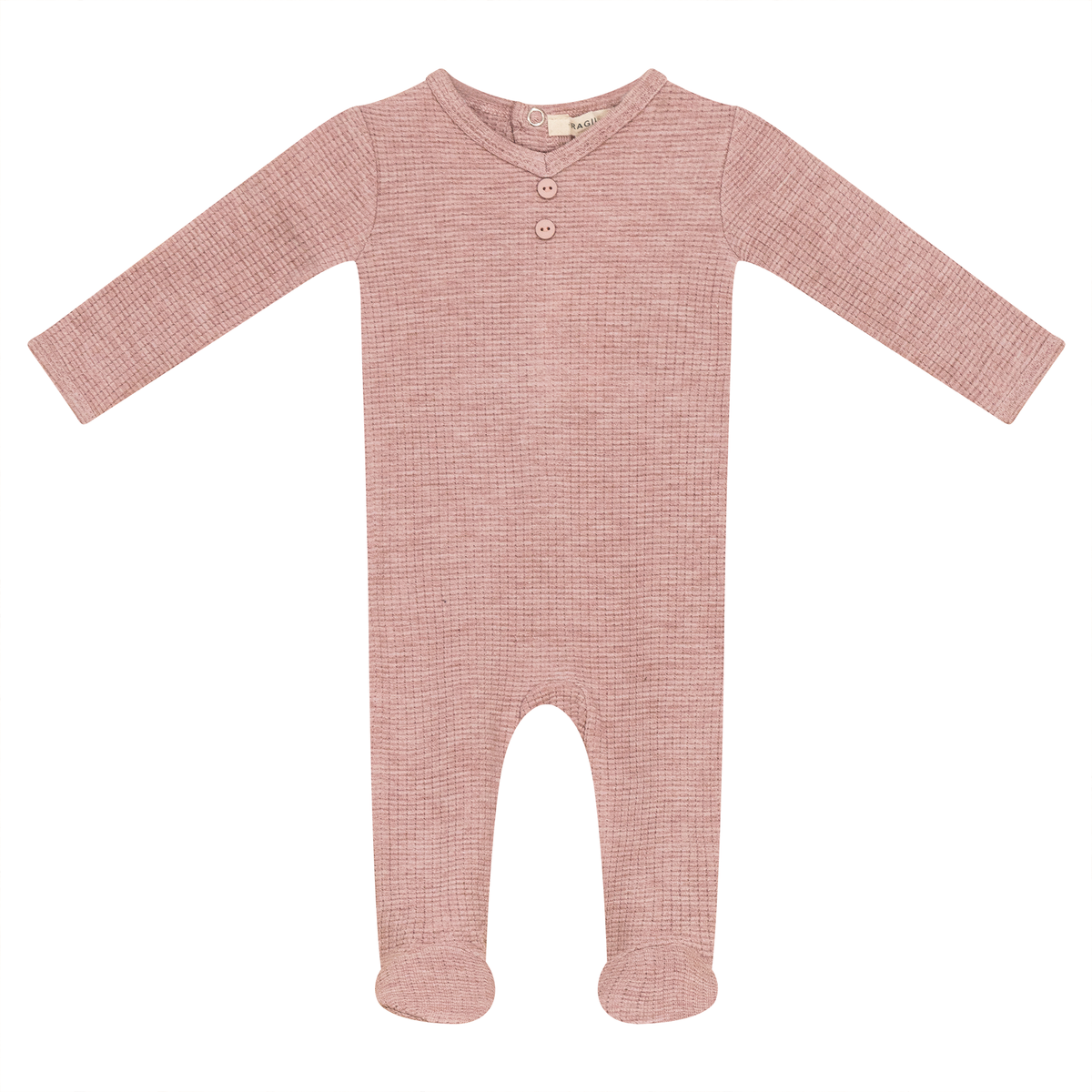 Stretch Jacquard Onesie in Pink by Fragile