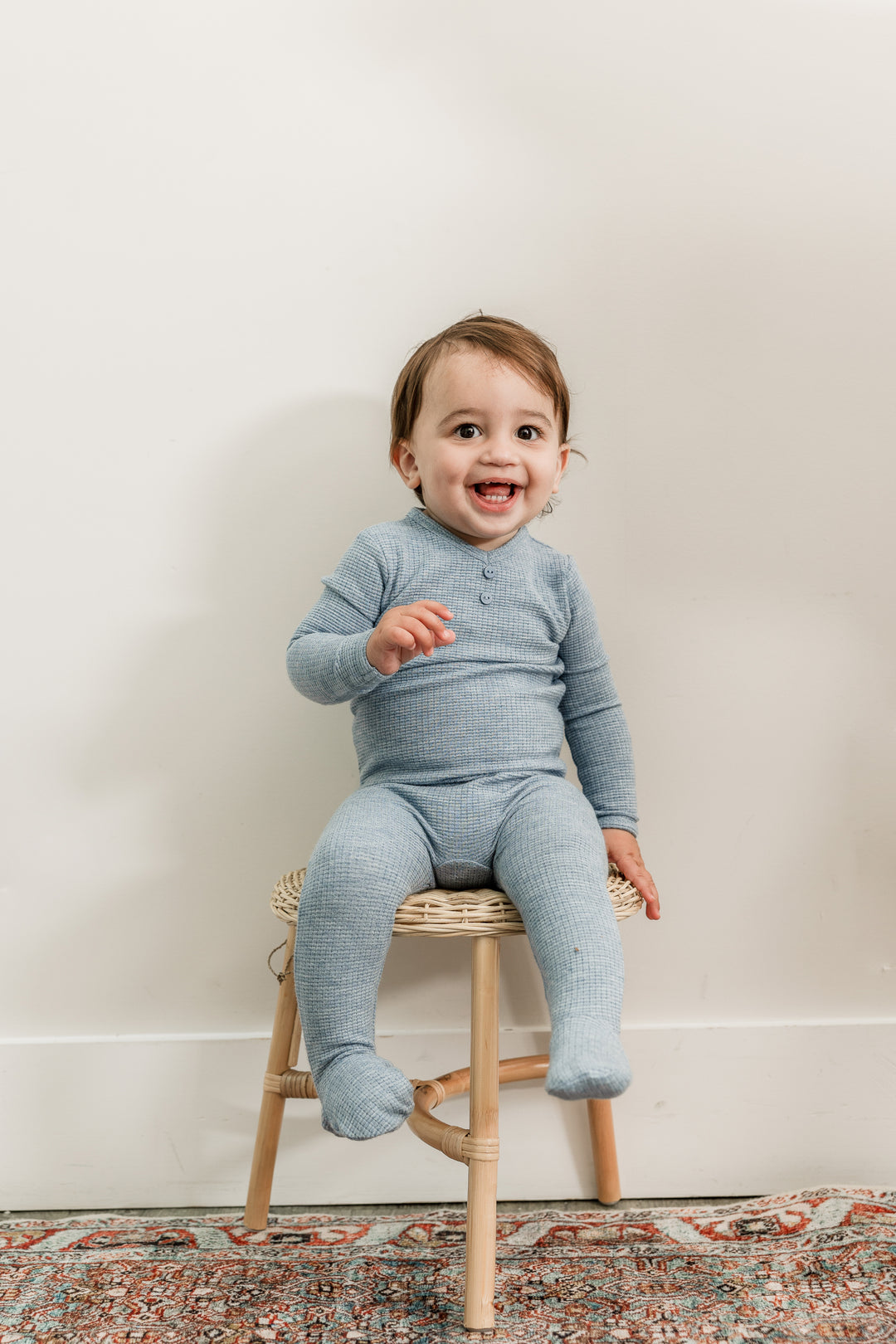 Stretch Jacquard Romper Baby Romper by {{ product_vemdor}}