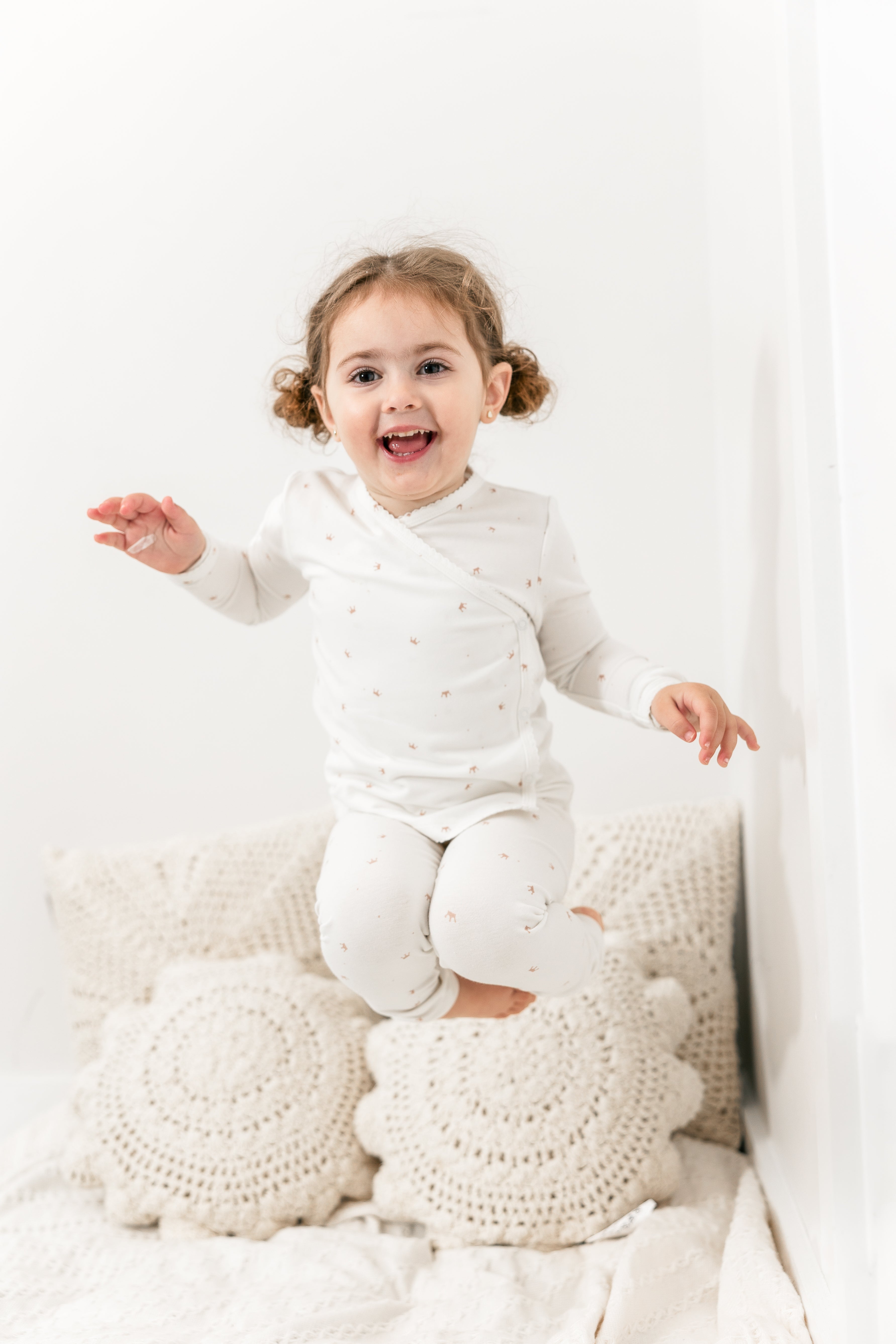 Crown Print 3Pc Set in by Little Fragile