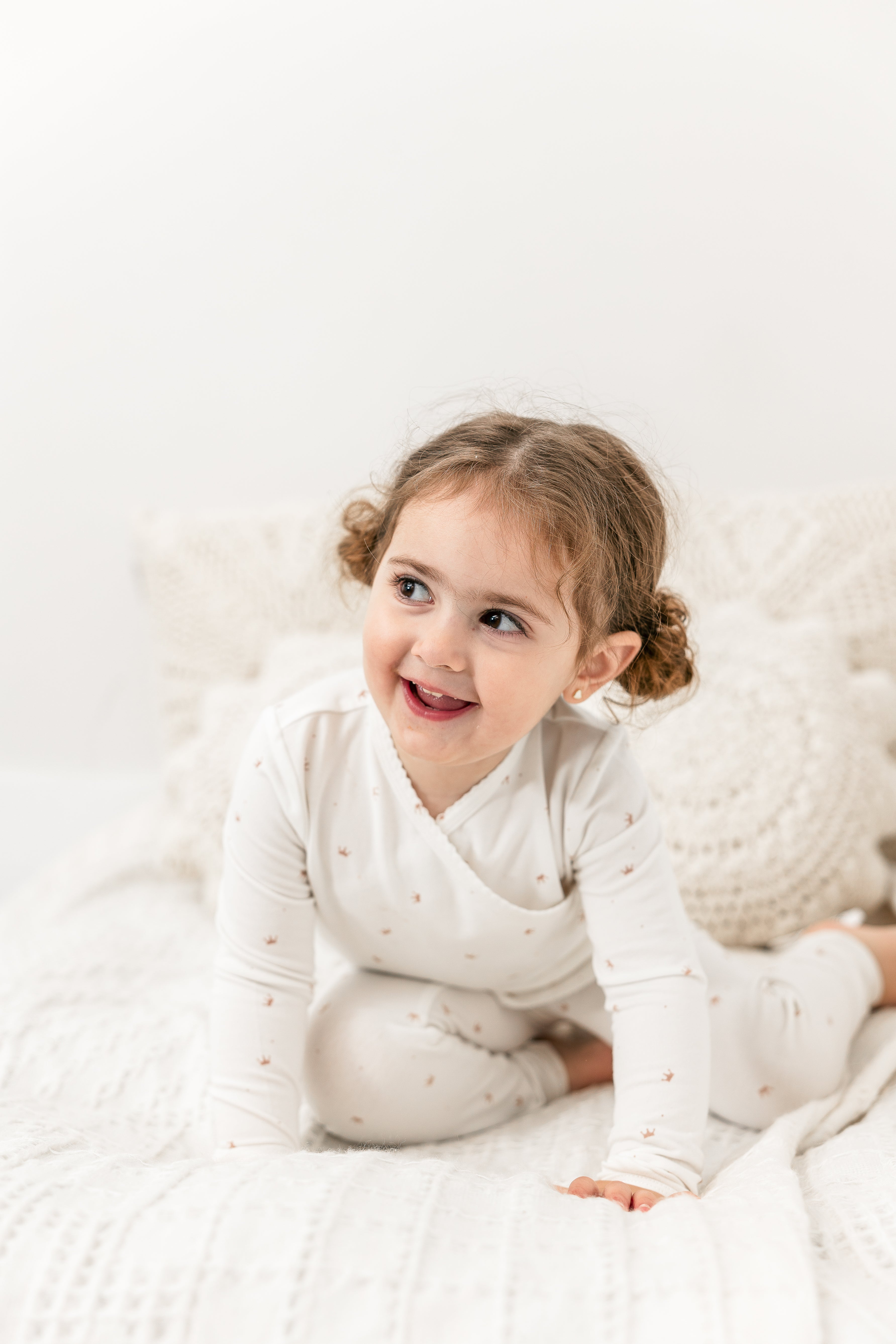 Crown Print 3Pc Set in by Little Fragile