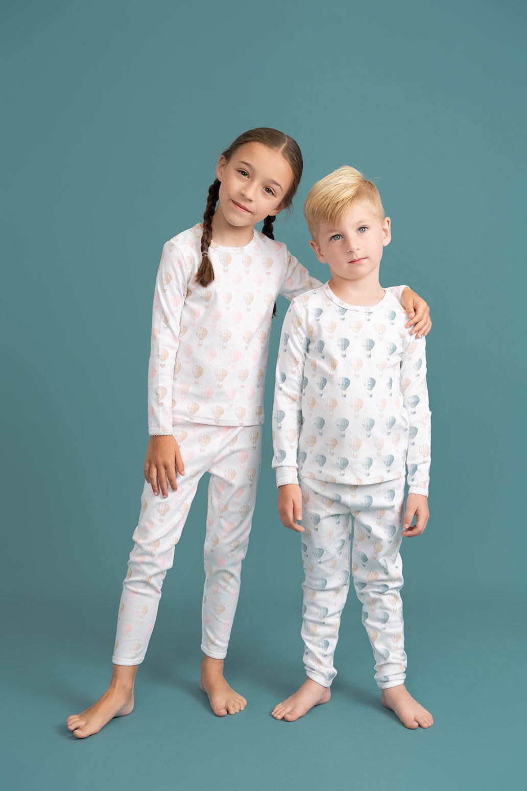 Air Balloon Printed 2Pc Set in by Little Fragile