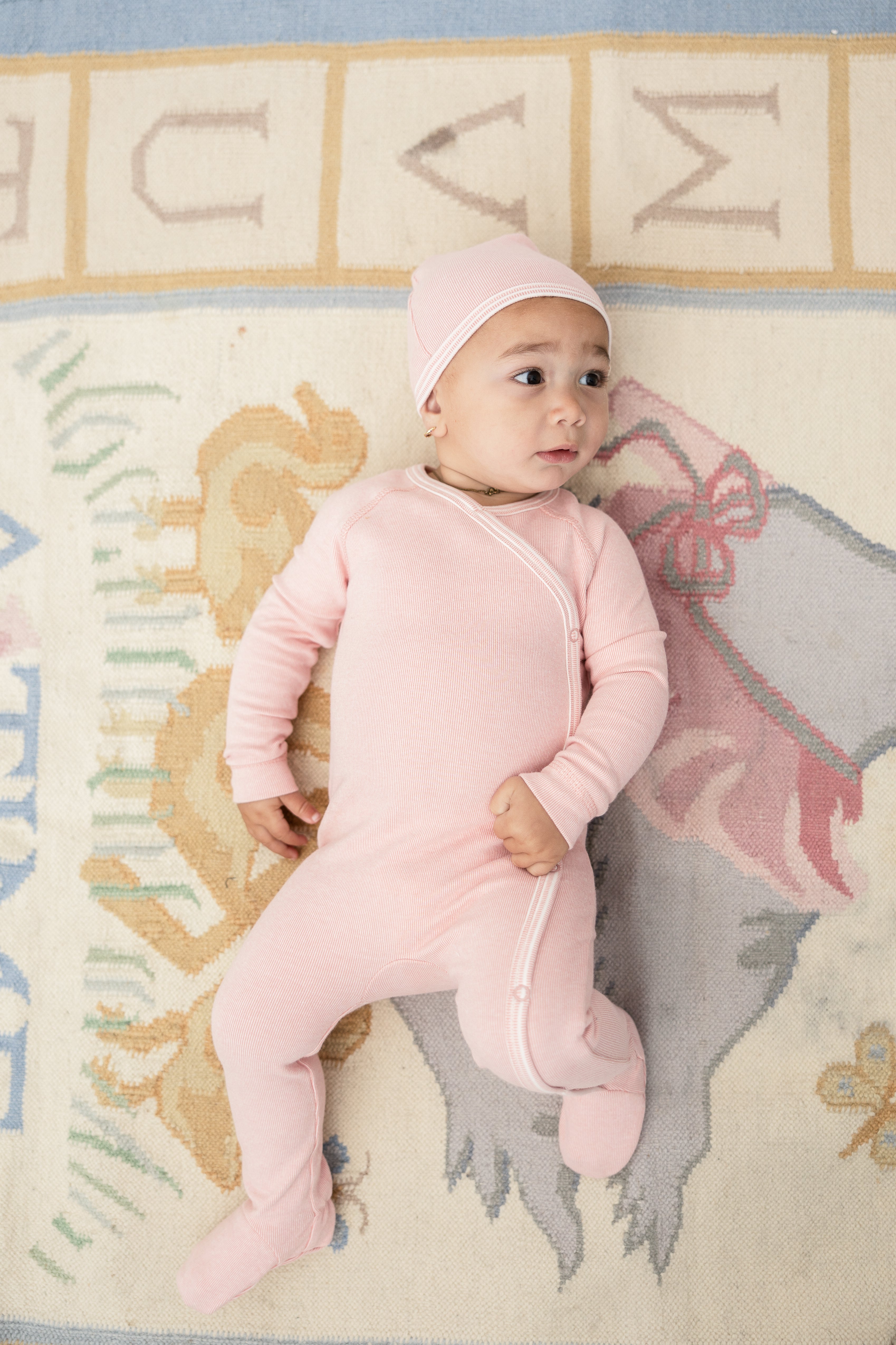 Stretch Knit Onesie Set in by Fragile