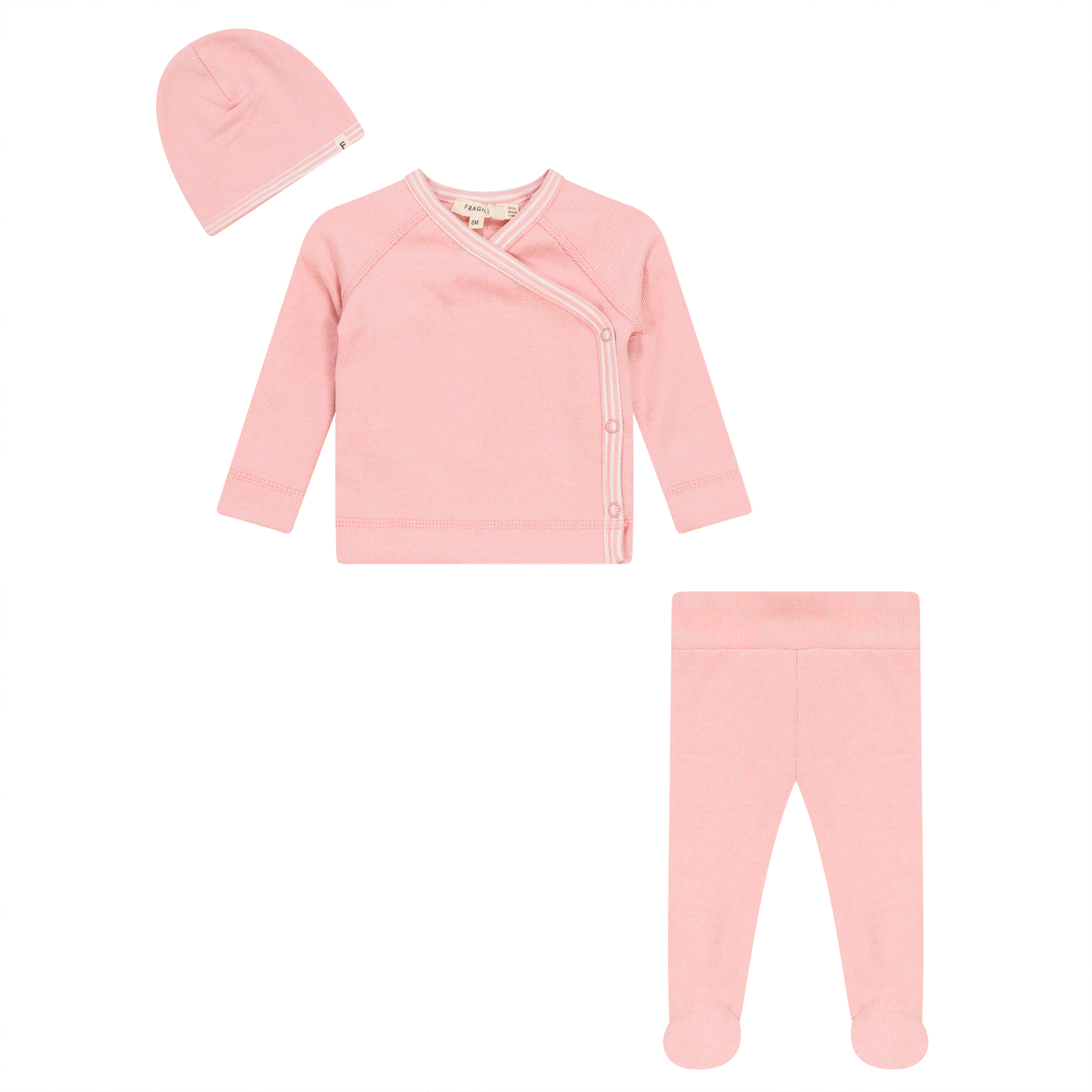 Stretch Knit 3Pc Set in Pink by Fragile