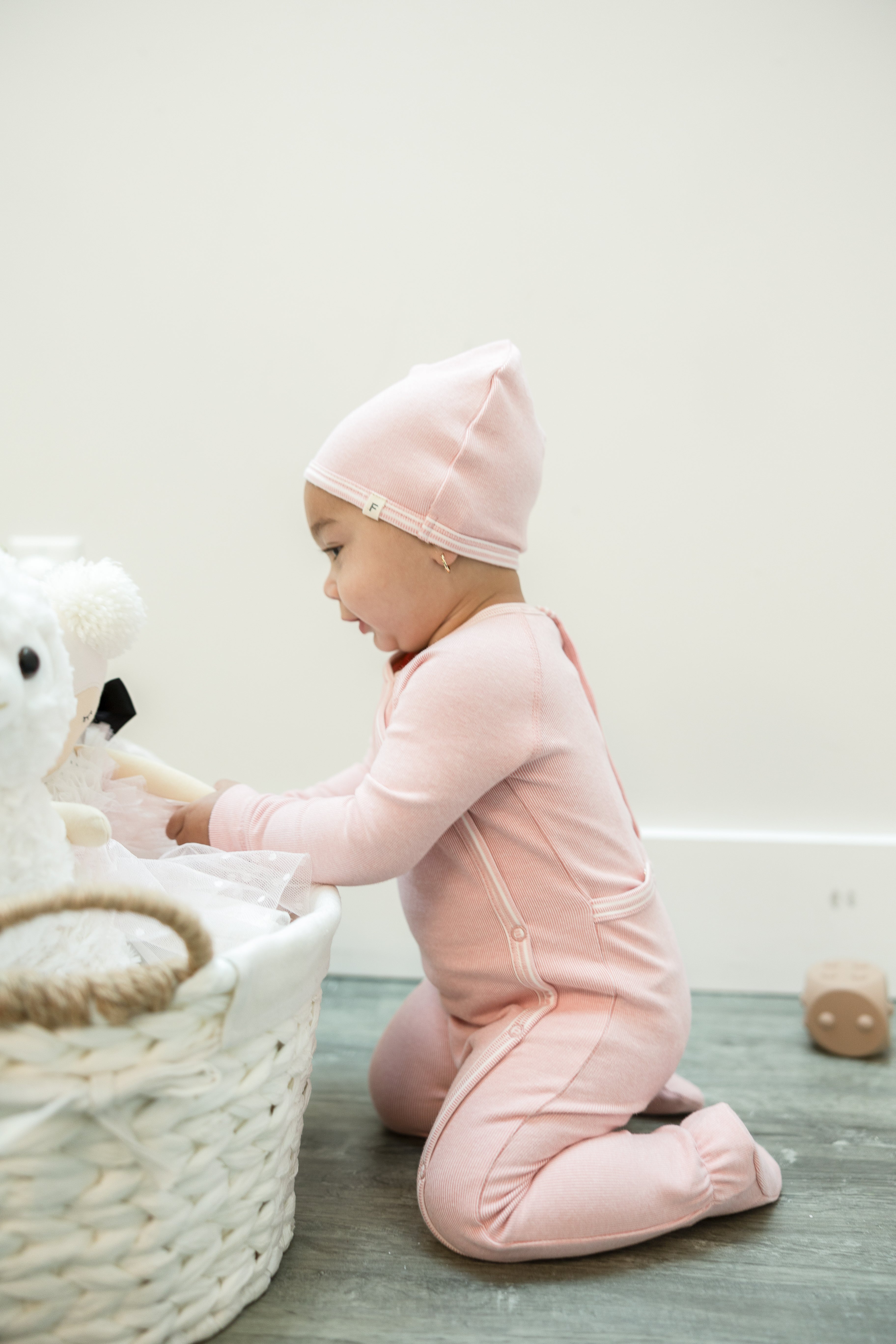 Stretch Knit Onesie Set in by Fragile