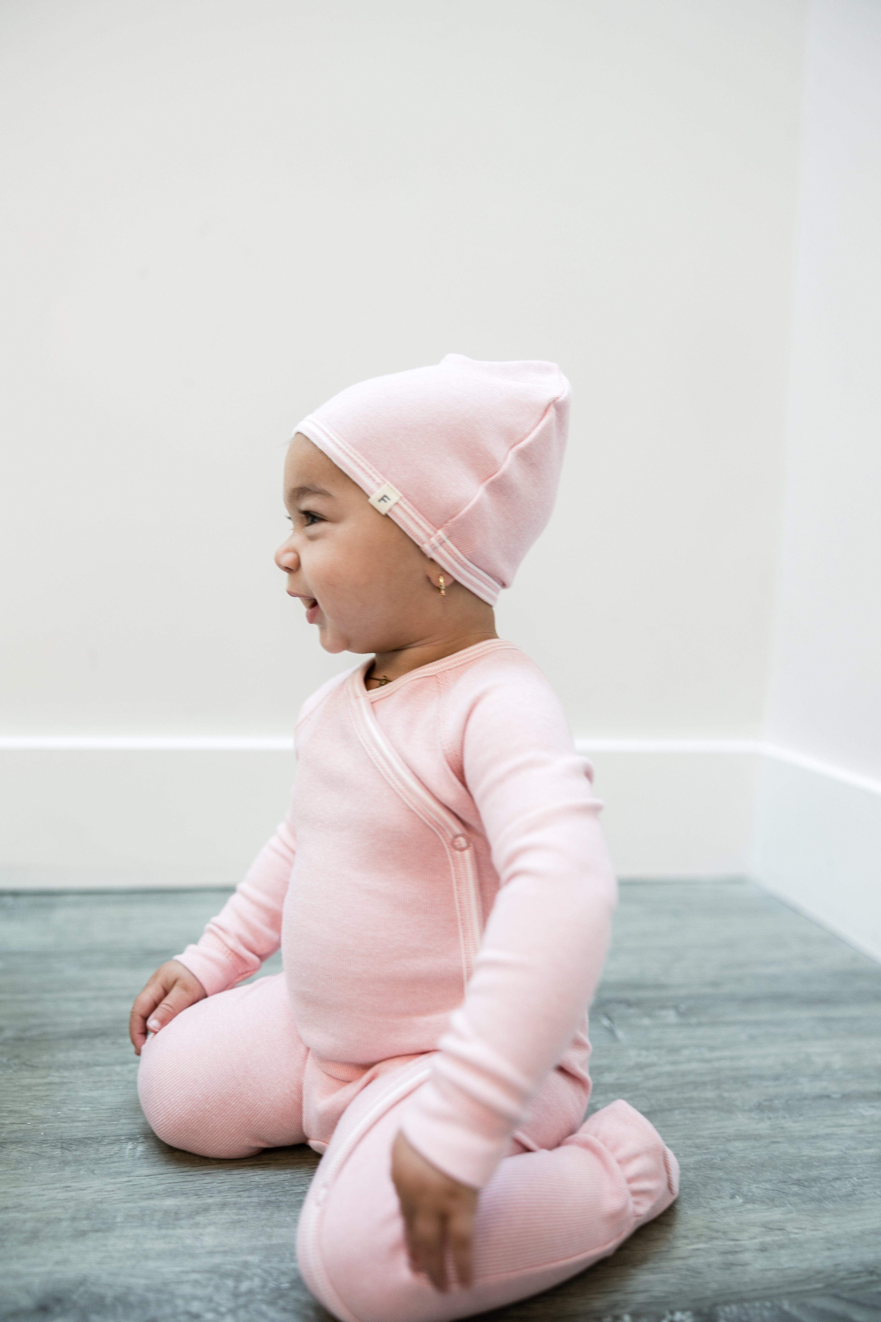 Stretch Knit Onesie Set in by Fragile