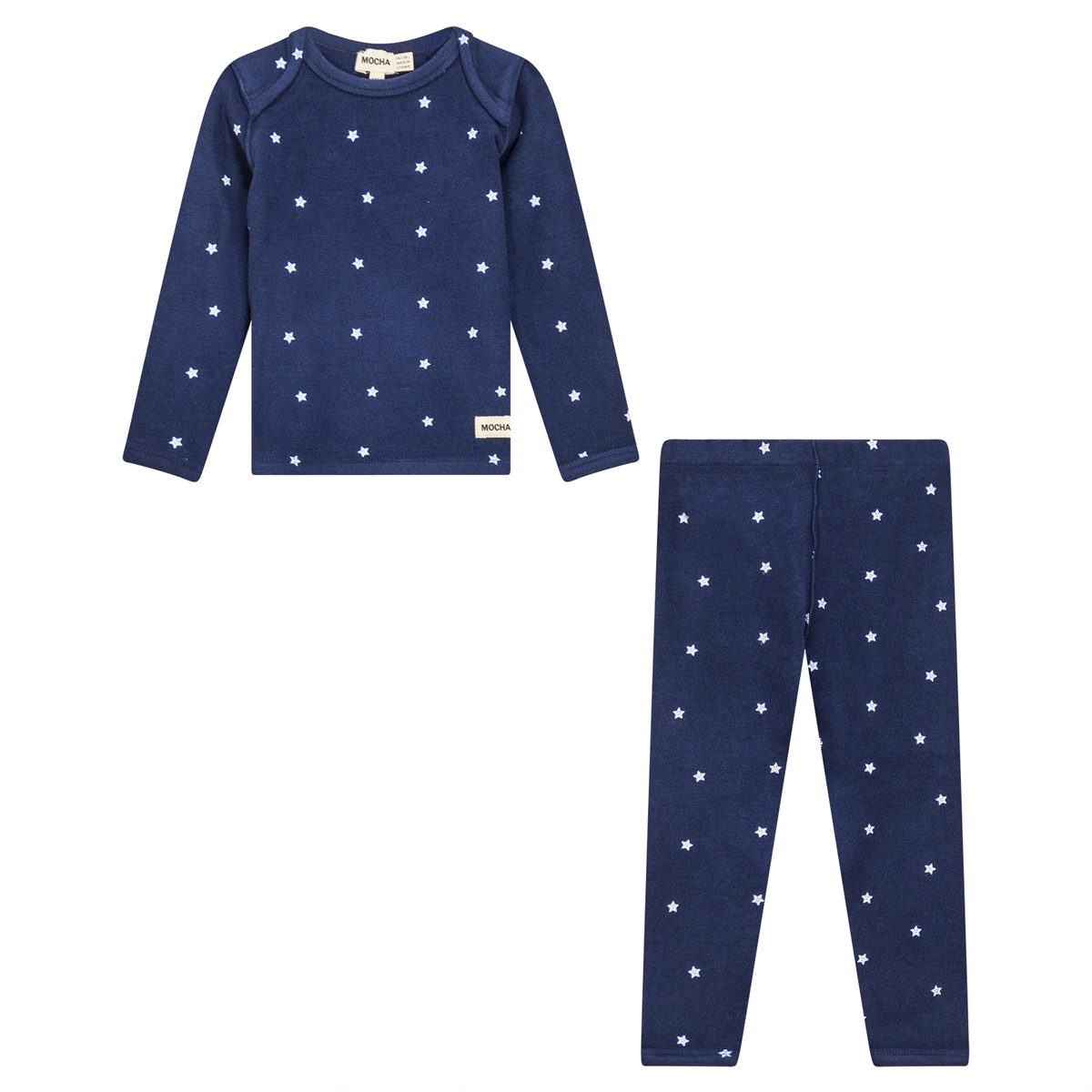 Star Print 2Pc Set in Denim by Mocha