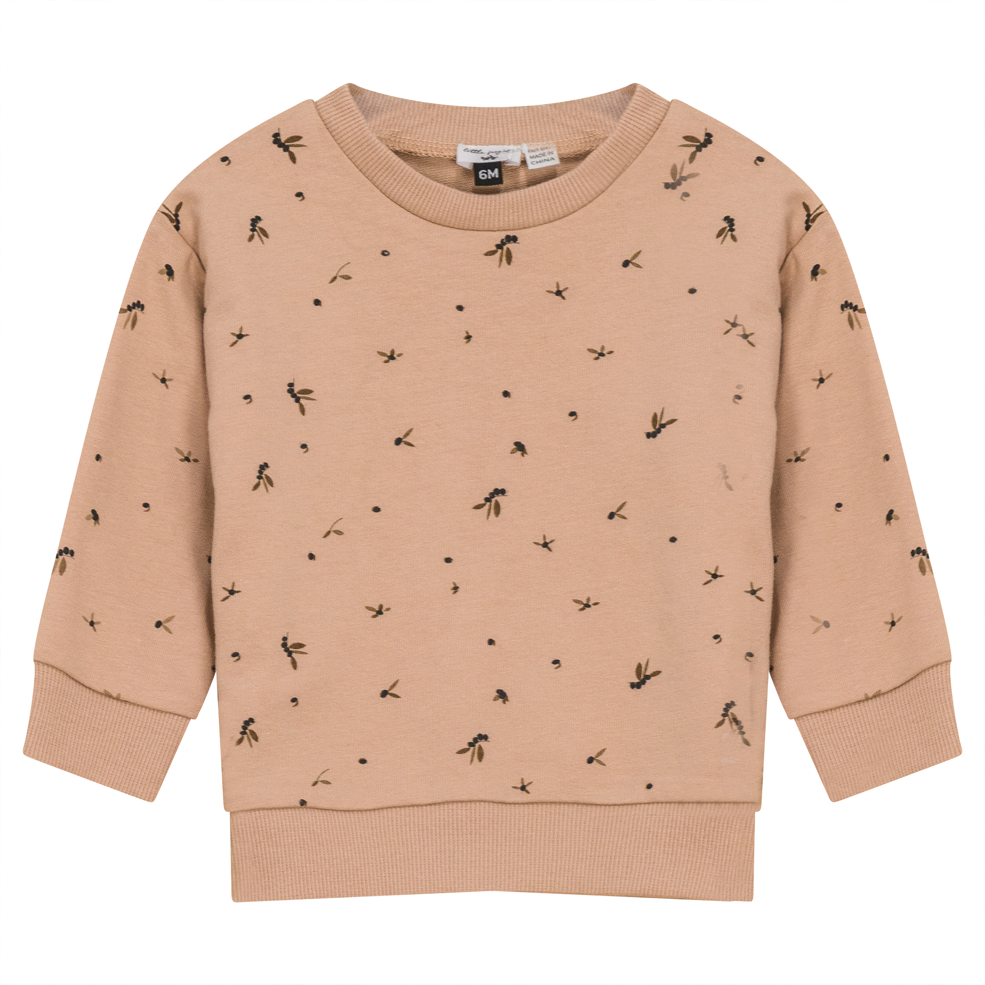 Leaf print Sweater in Maple Sugar by Little Fragile
