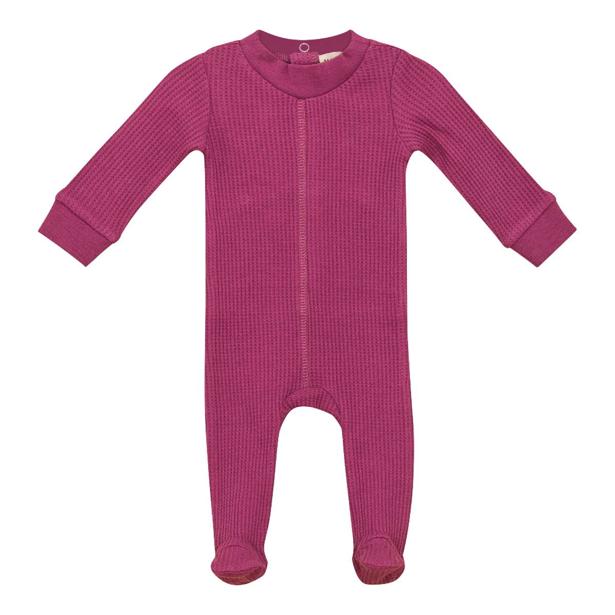 Stretch Waffle Onesie in Magenta by Mocha