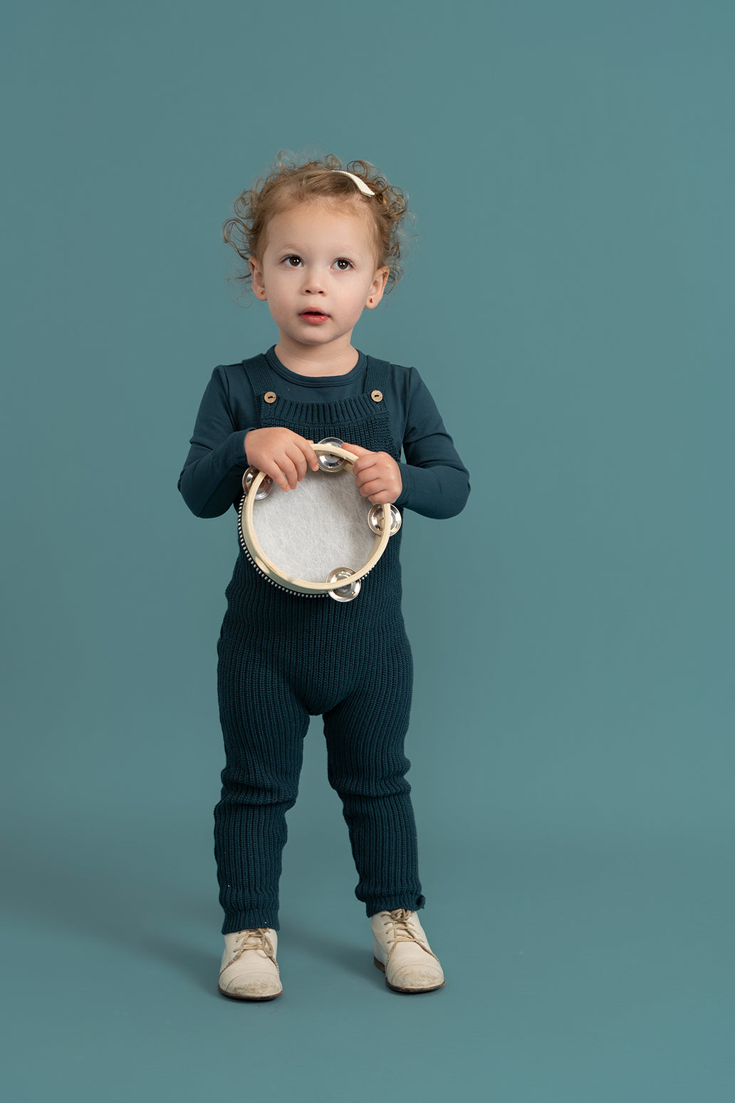 Overall Knit Set in by Elle & Boo