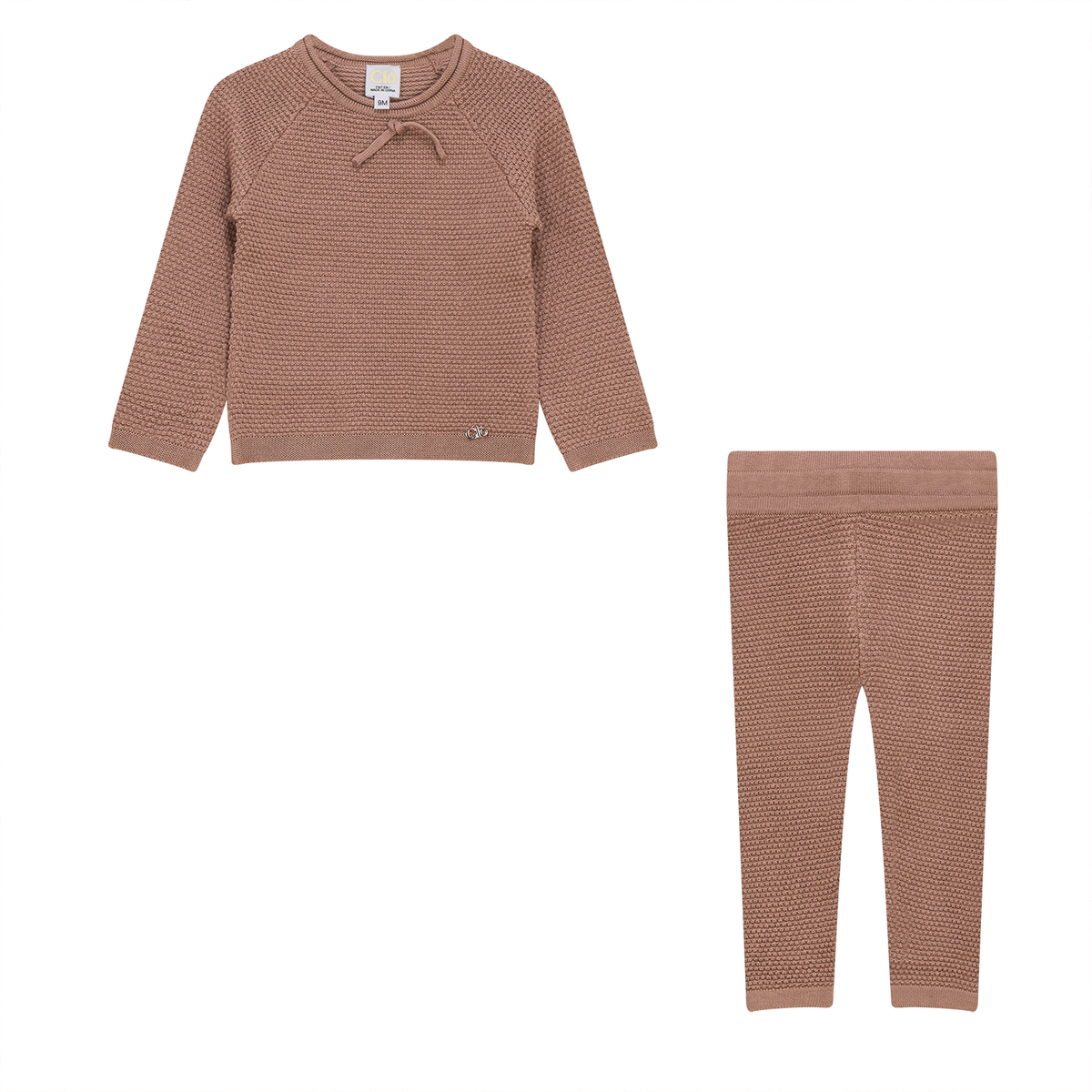 Textured Knit 2Pc Set in Blossom by Clô