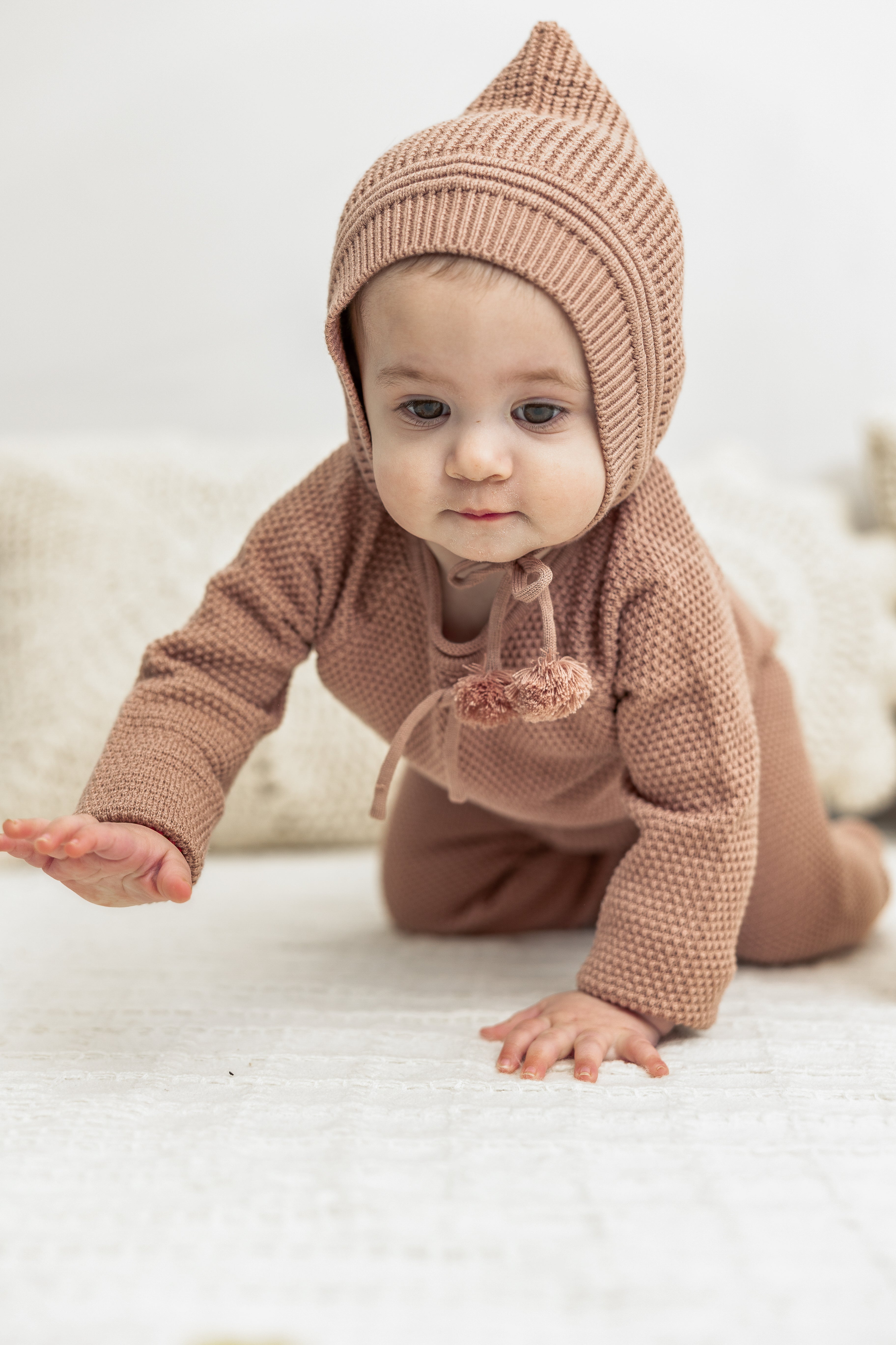 Textured Knit 2Pc Set in Blossom by Clô