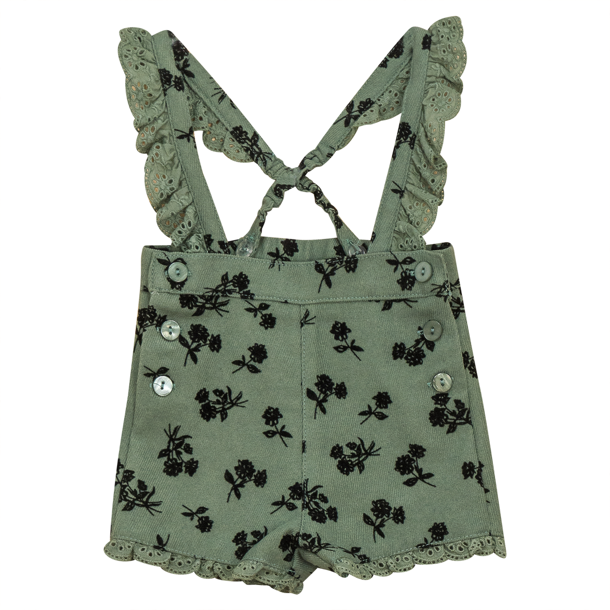 Woven Overall in Sage by Hopscotch