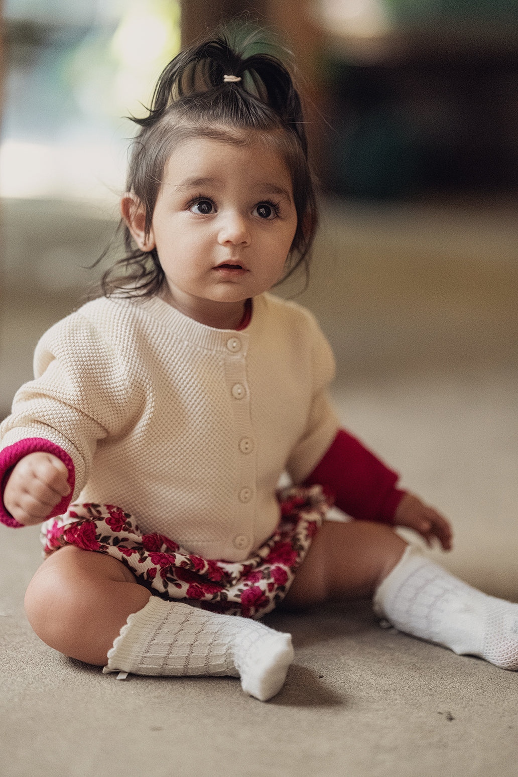 Floral Knit 2Pc Set in by Charlotte & George