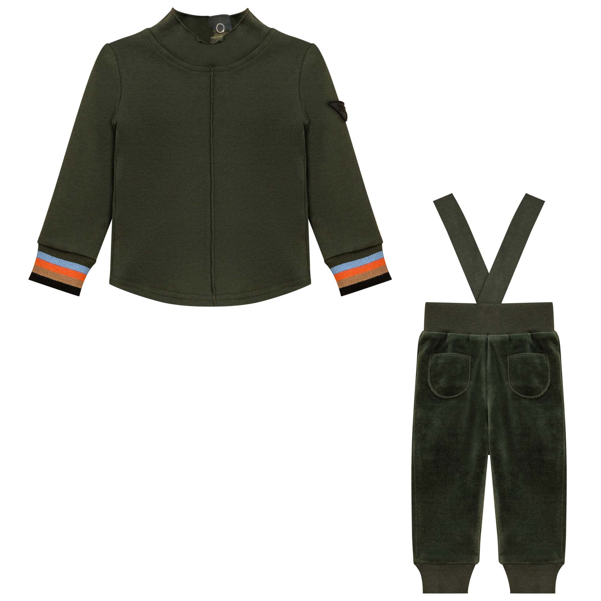 Overall Set in Olive by FYI