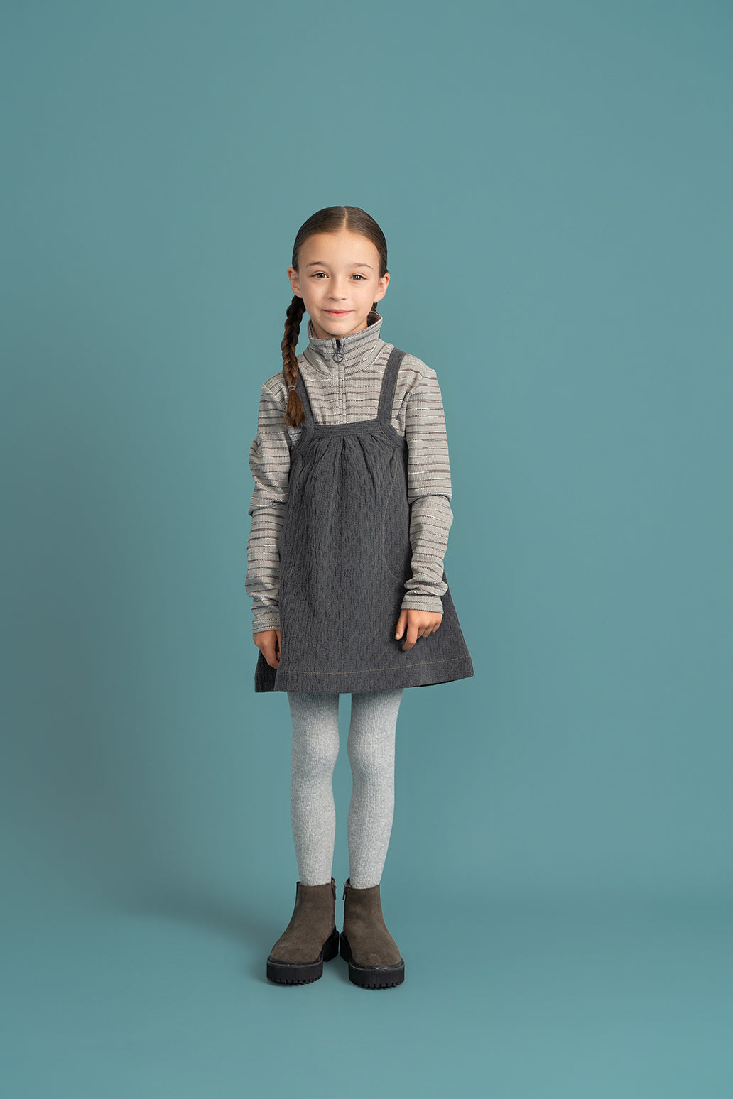 Stripe Waffle Knit Top in by FYI