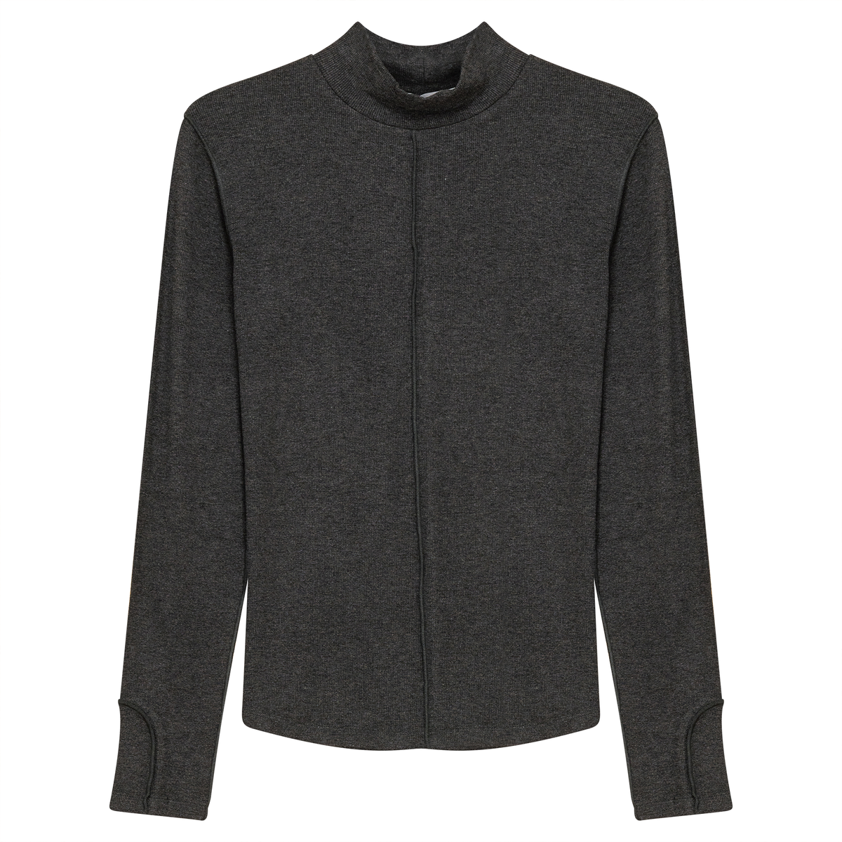 Stretch Knit Top in Black Mix by FYI