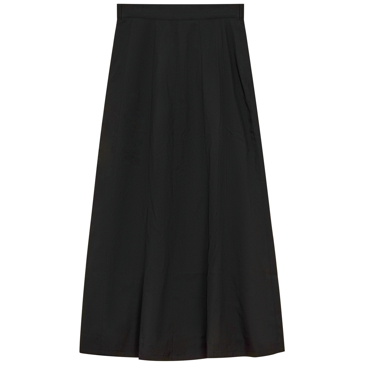 Woven Pleated Skirt in Black by Ginger