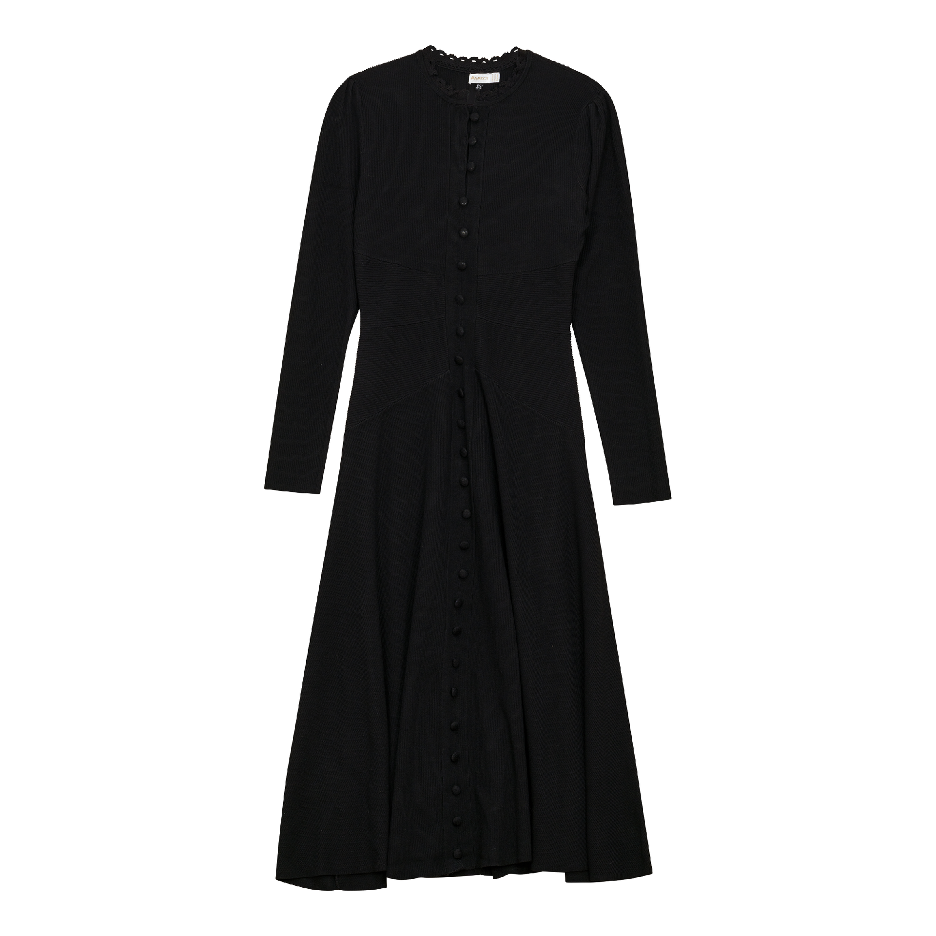 hush knitted dress Woven Dress with Knit Vest
