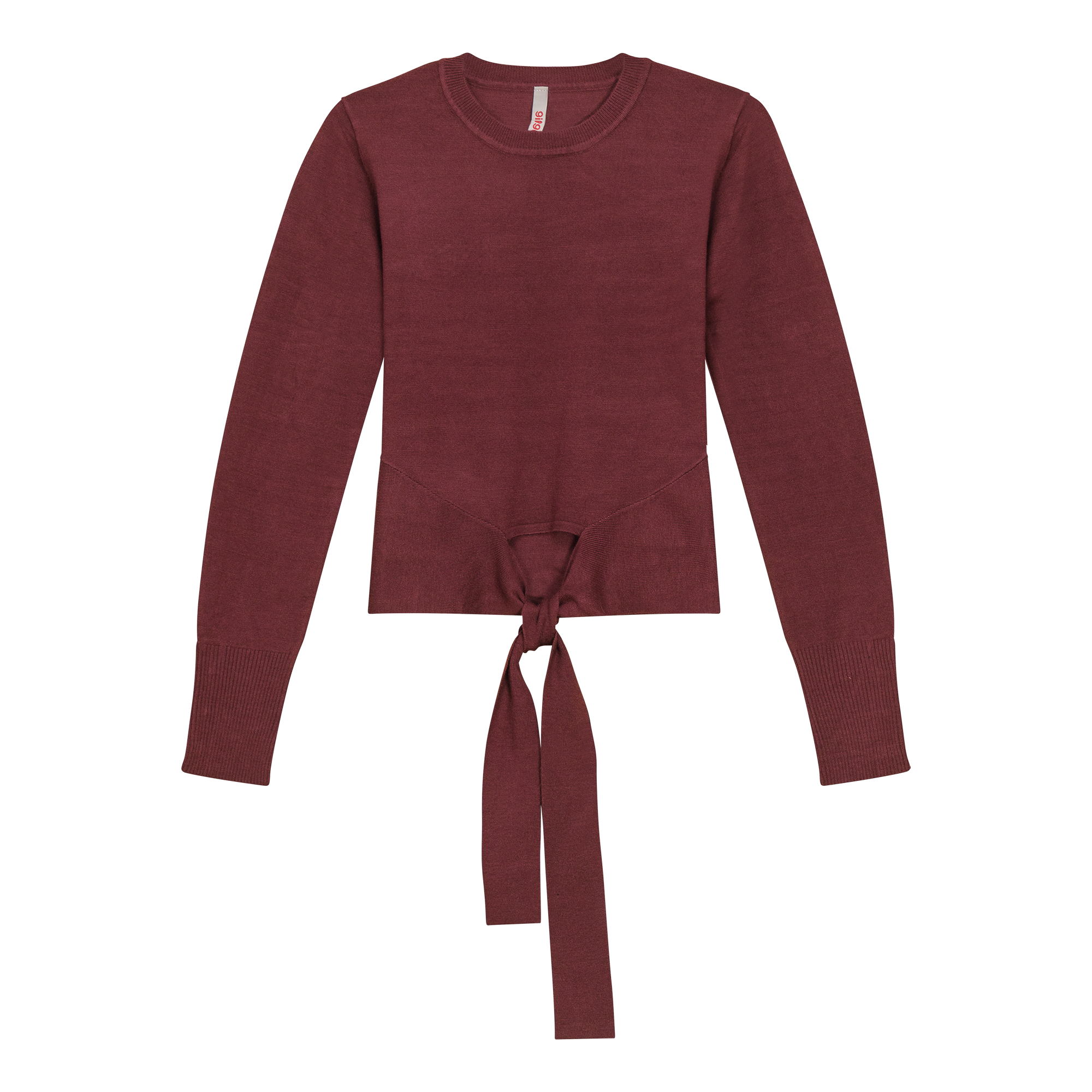 Wrap Top in Burgundy by Ginger
