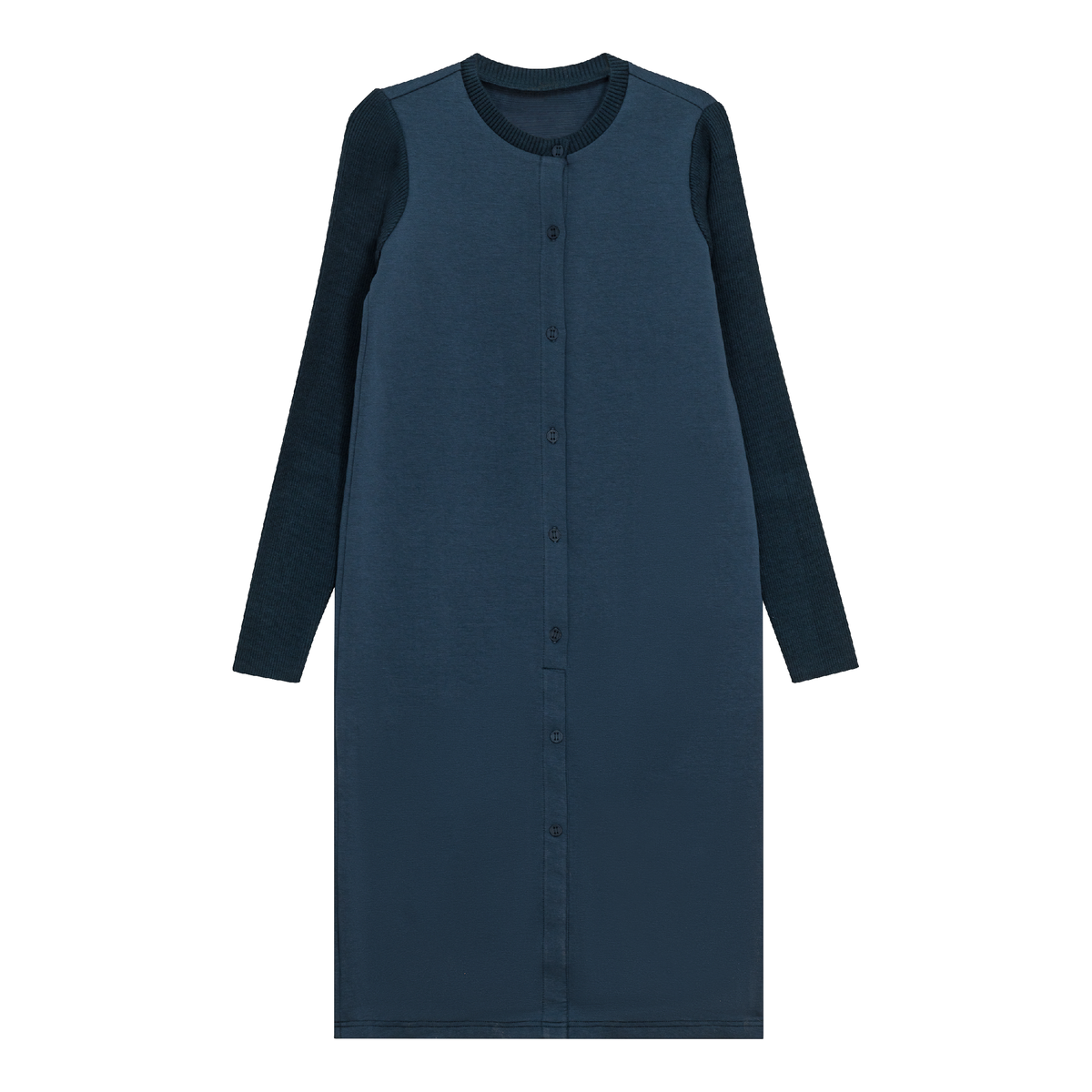 Modal Ponte Dress in Teal by Aspect