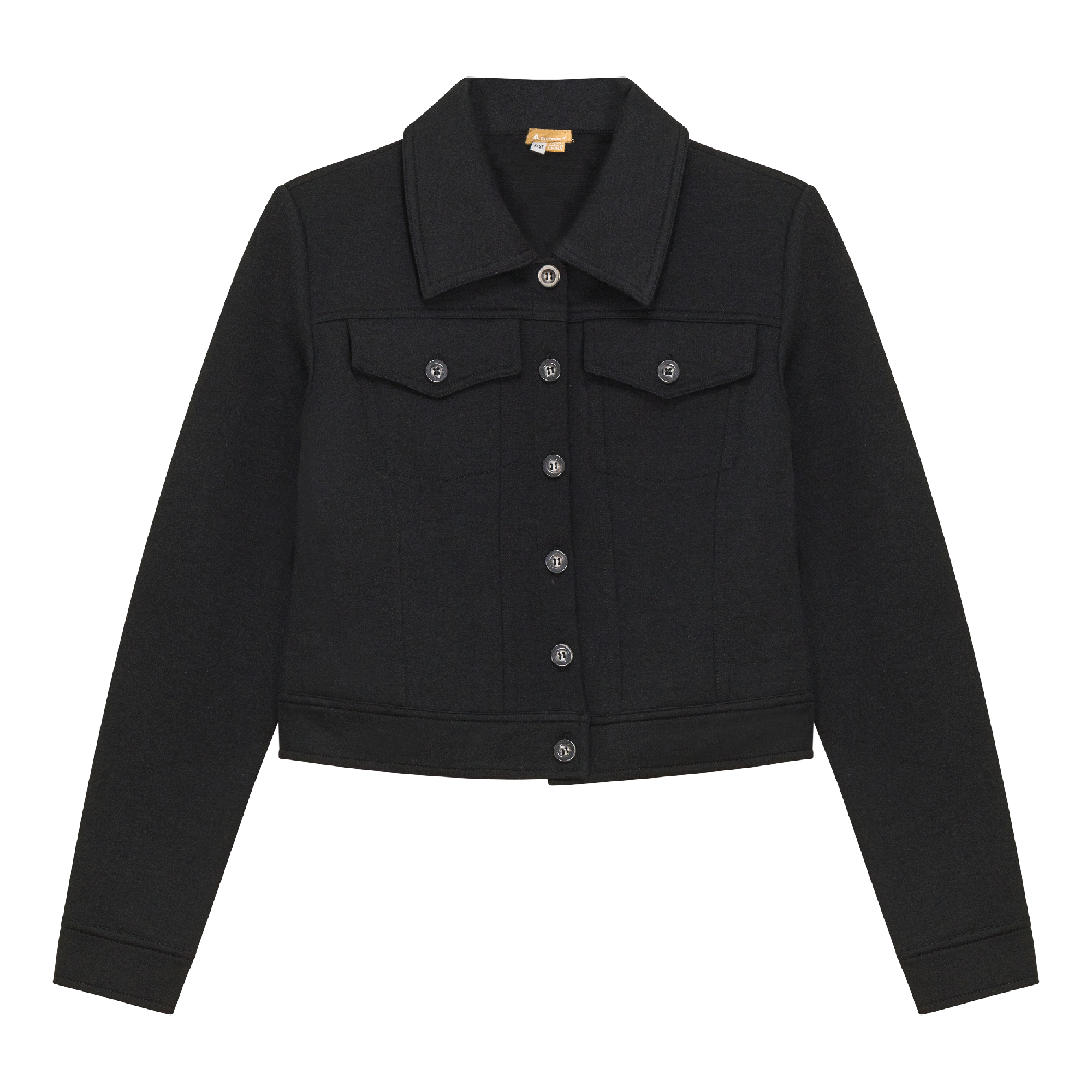 Modal Ponte Jacket in Black by Aspect