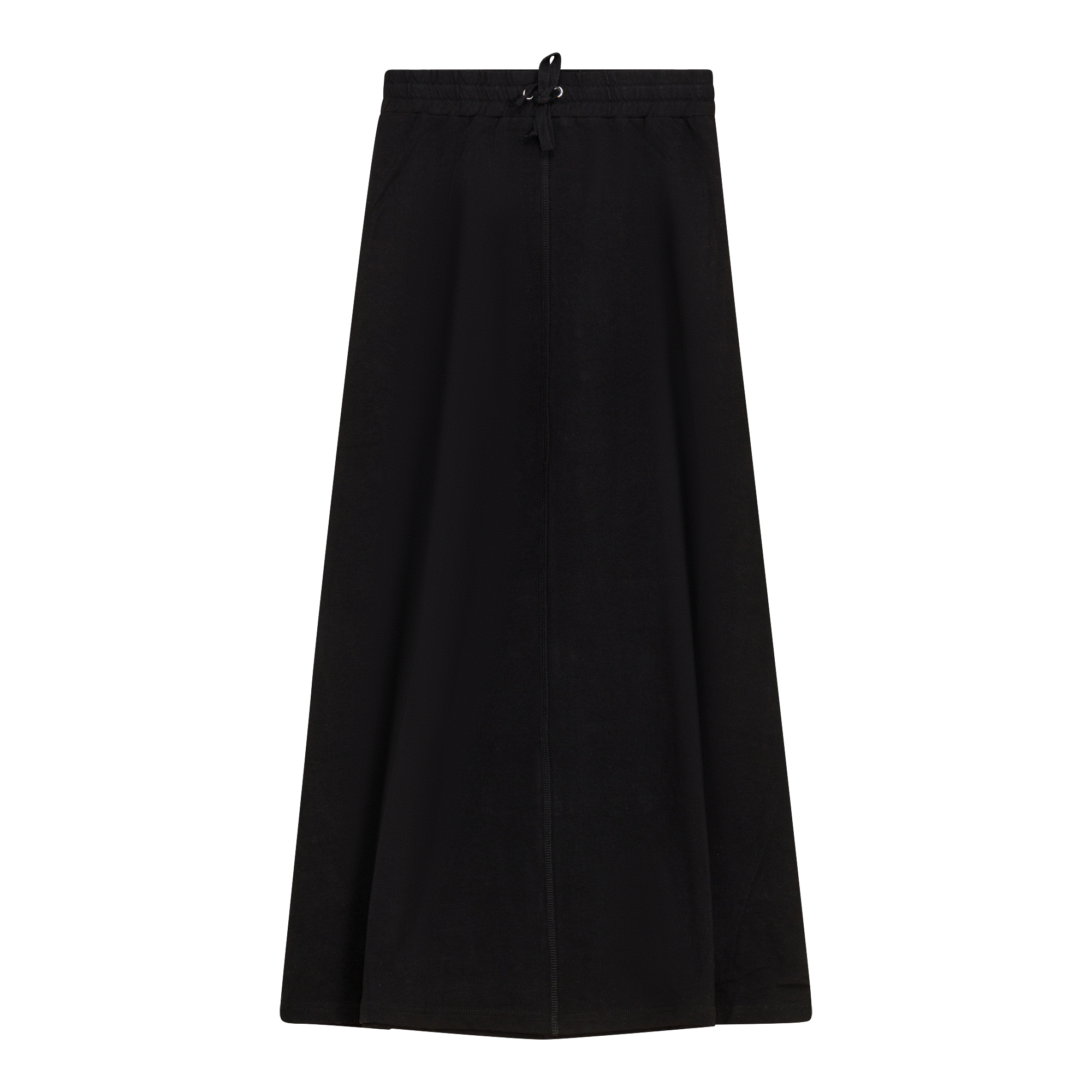 Long Flare Skirt in Black by Aspect