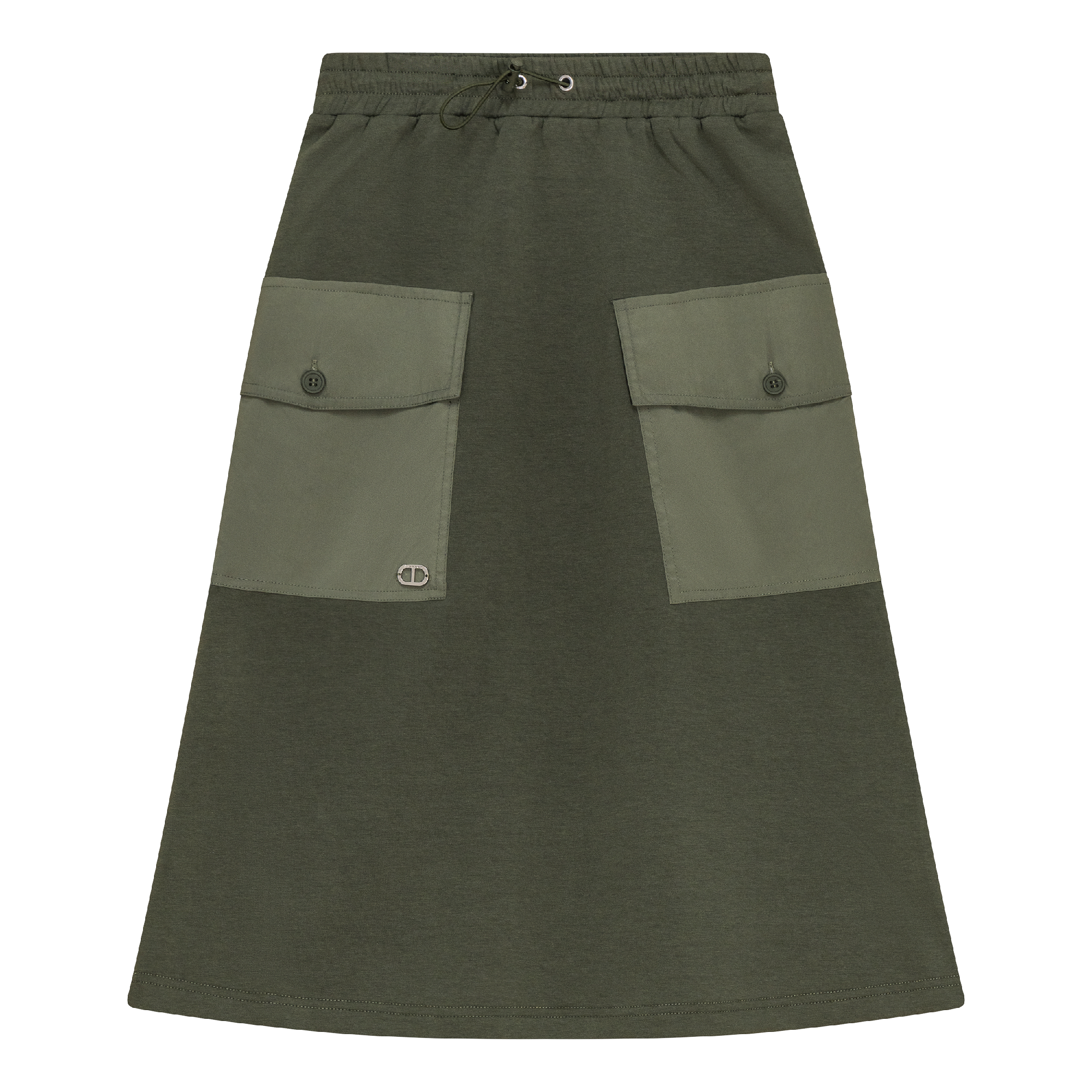 Soft Modal Skirt in Olive by Aspect