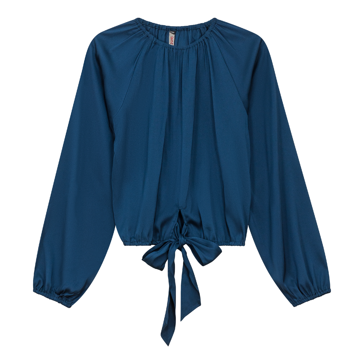 Woven Tie Top in Teal by Ginger