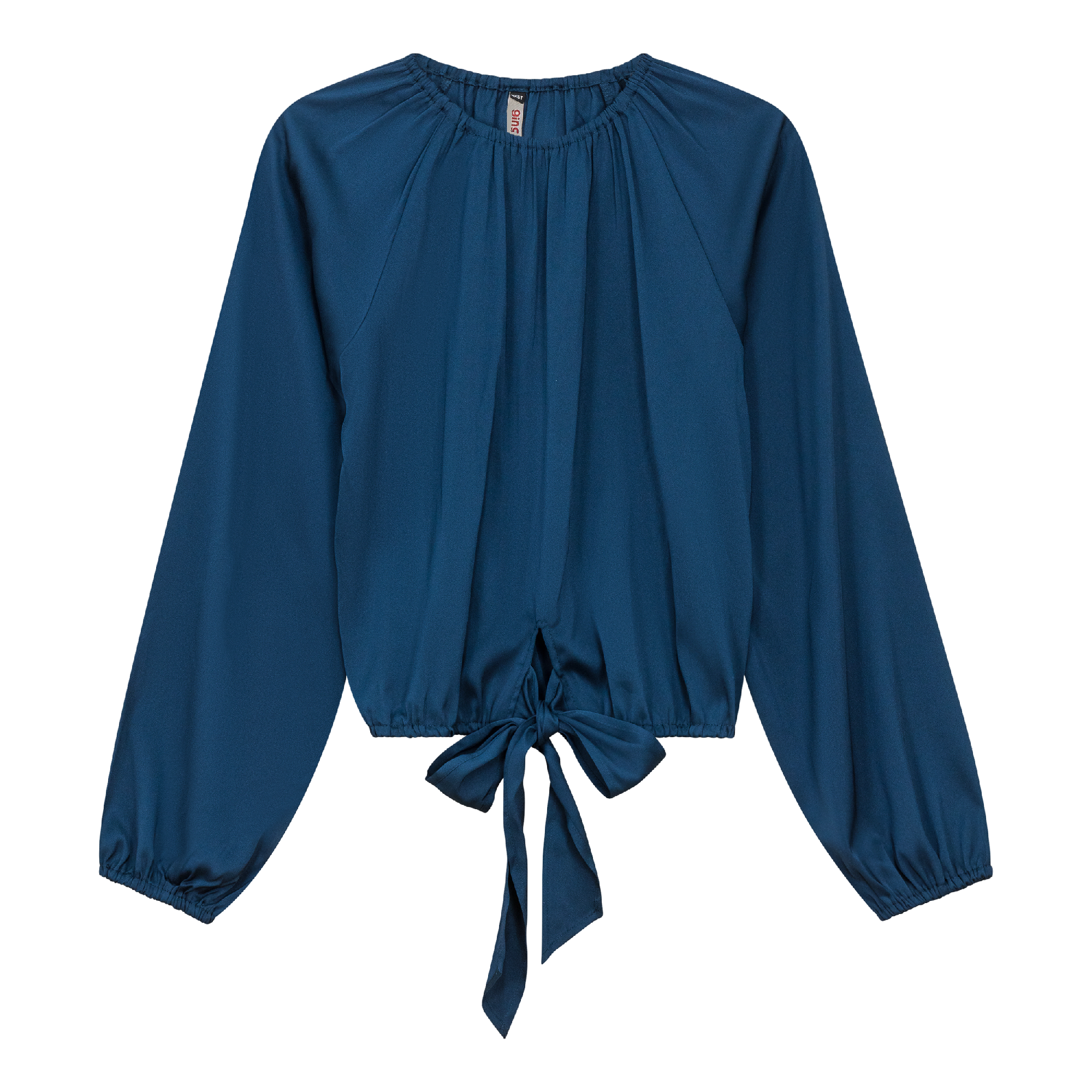 Woven Tie Top in Teal by Ginger