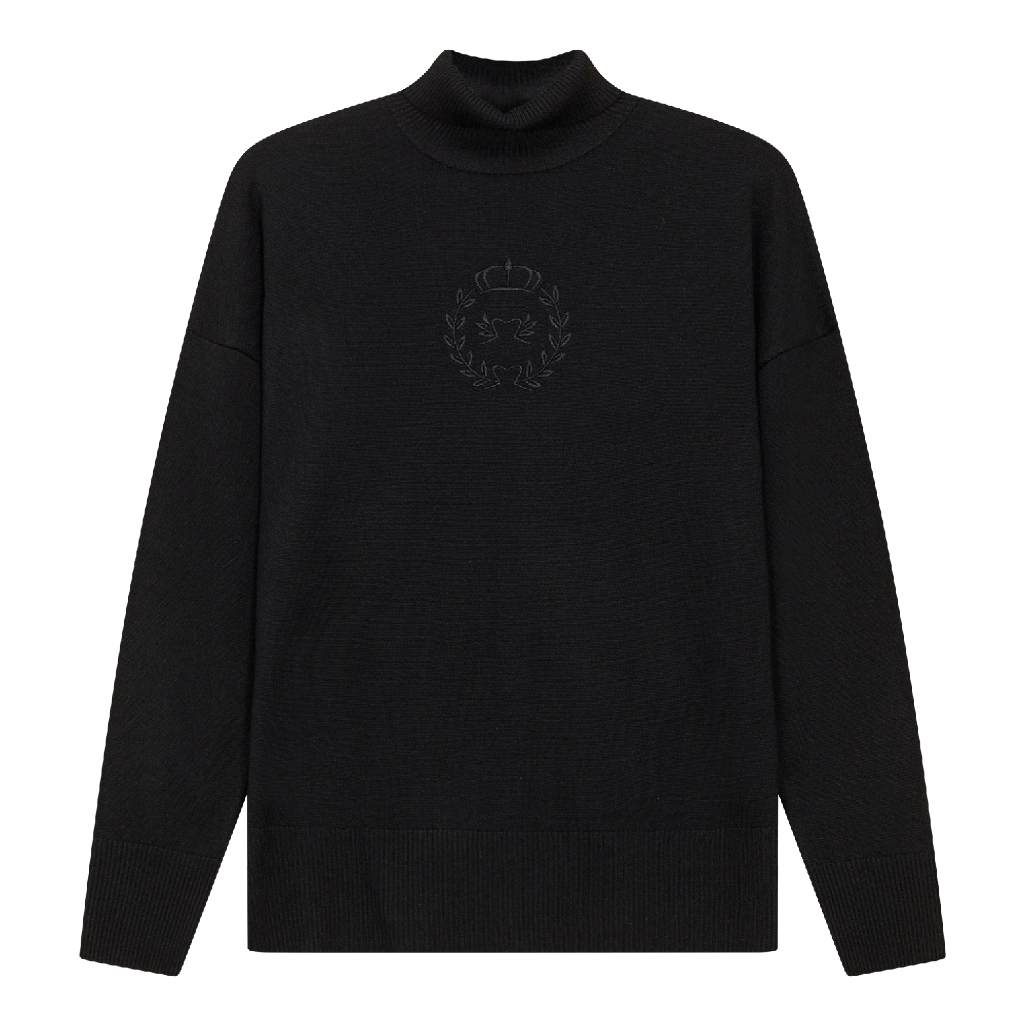 Maternity Emblem Turtle Neck Sweater in by Versatile