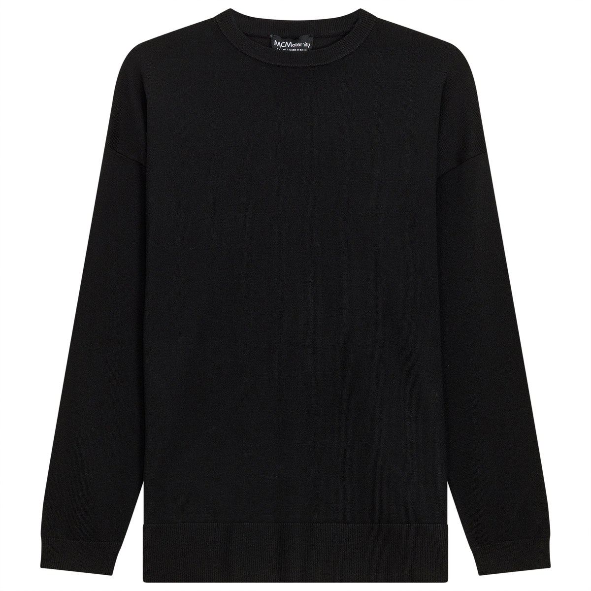 Maternity Dolman Sweater in Black by MCM
