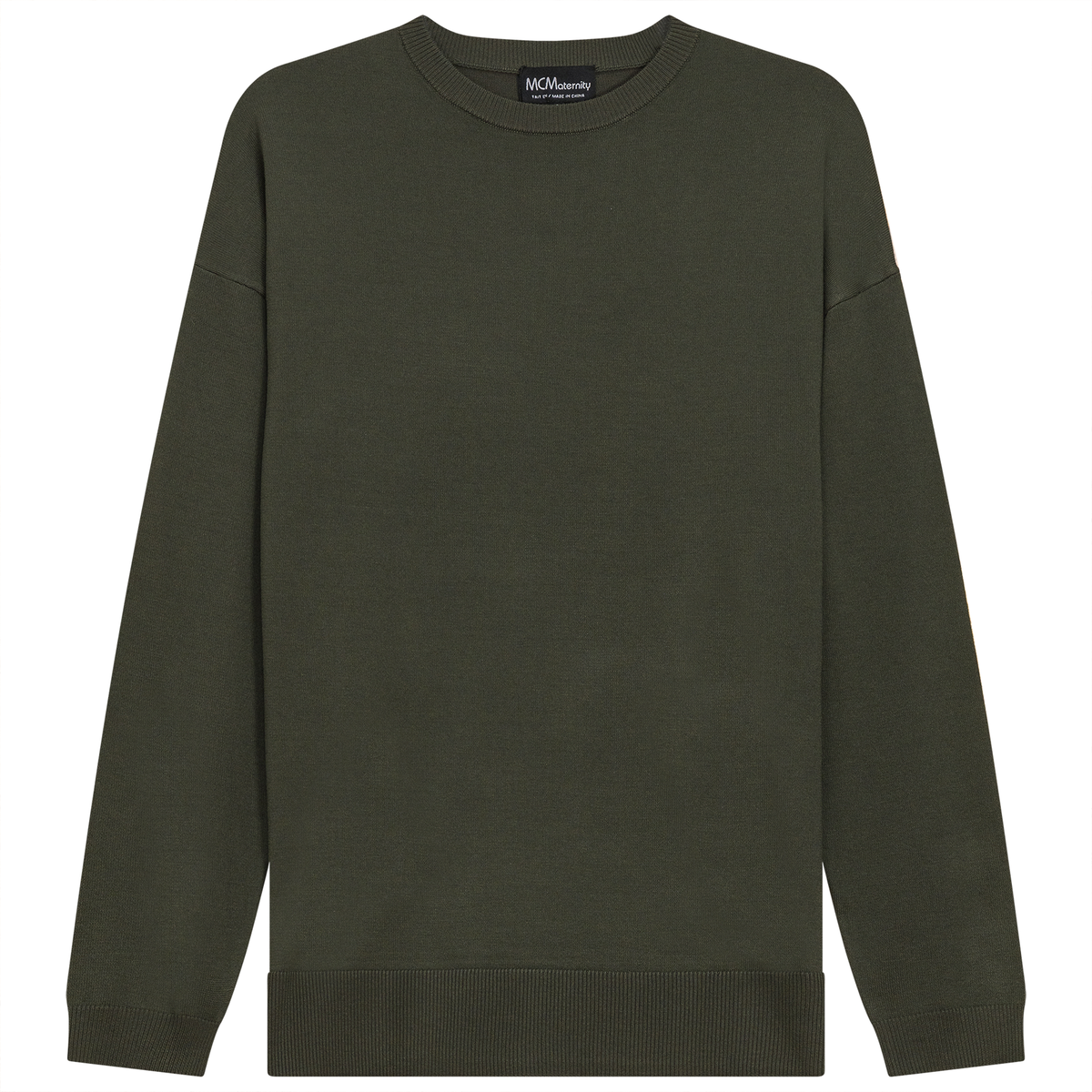Maternity Dolman Sweater in Dark Olive by MCM