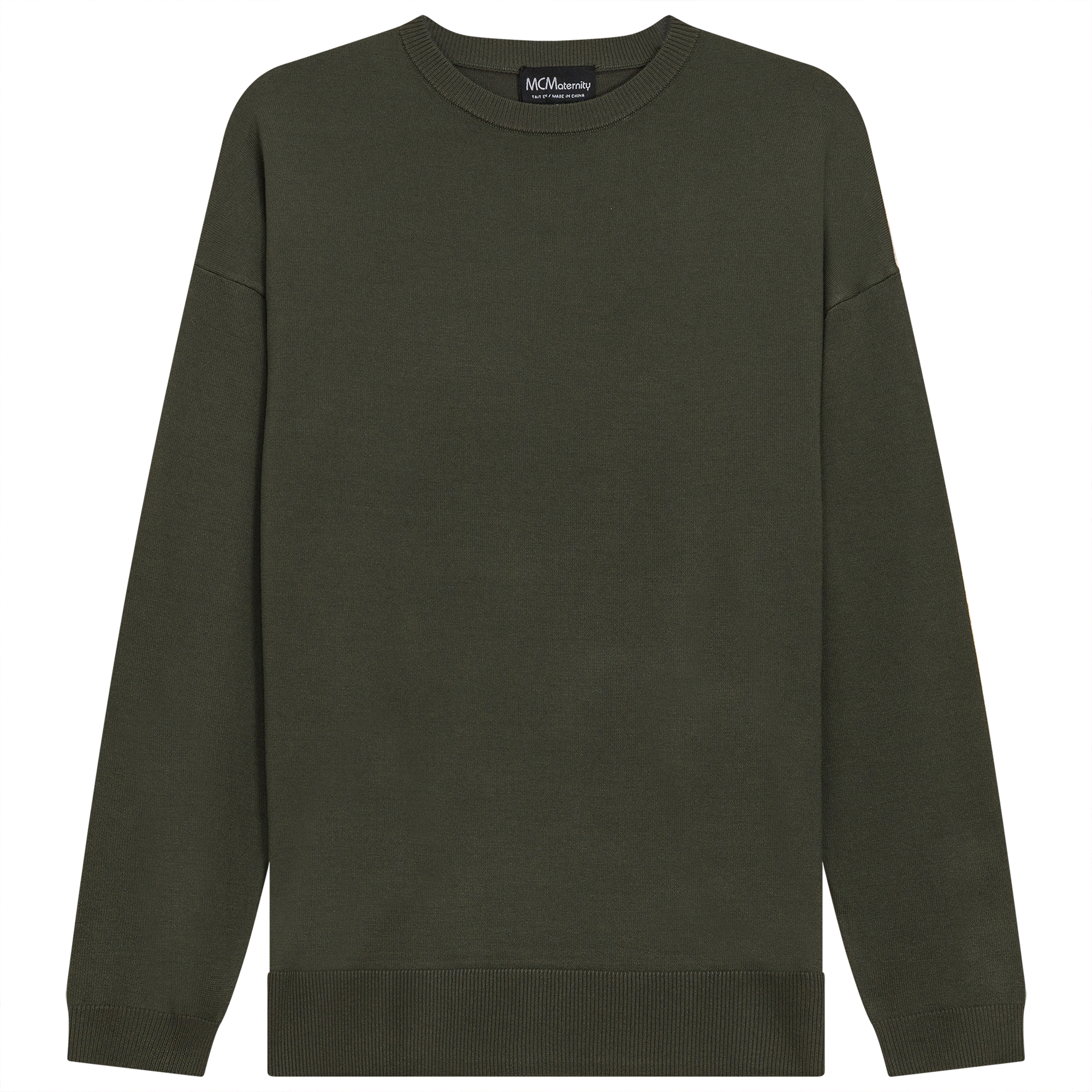 Maternity Dolman Sweater in Dark Olive by MCM