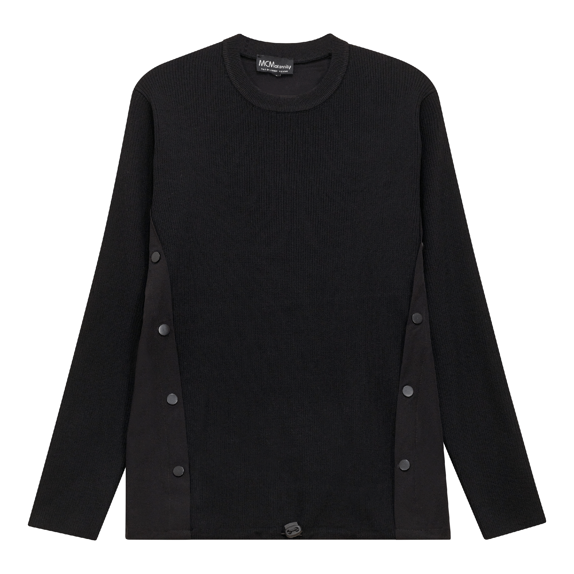 Ribbed Knit Maternity Combo Sweater in by MCM