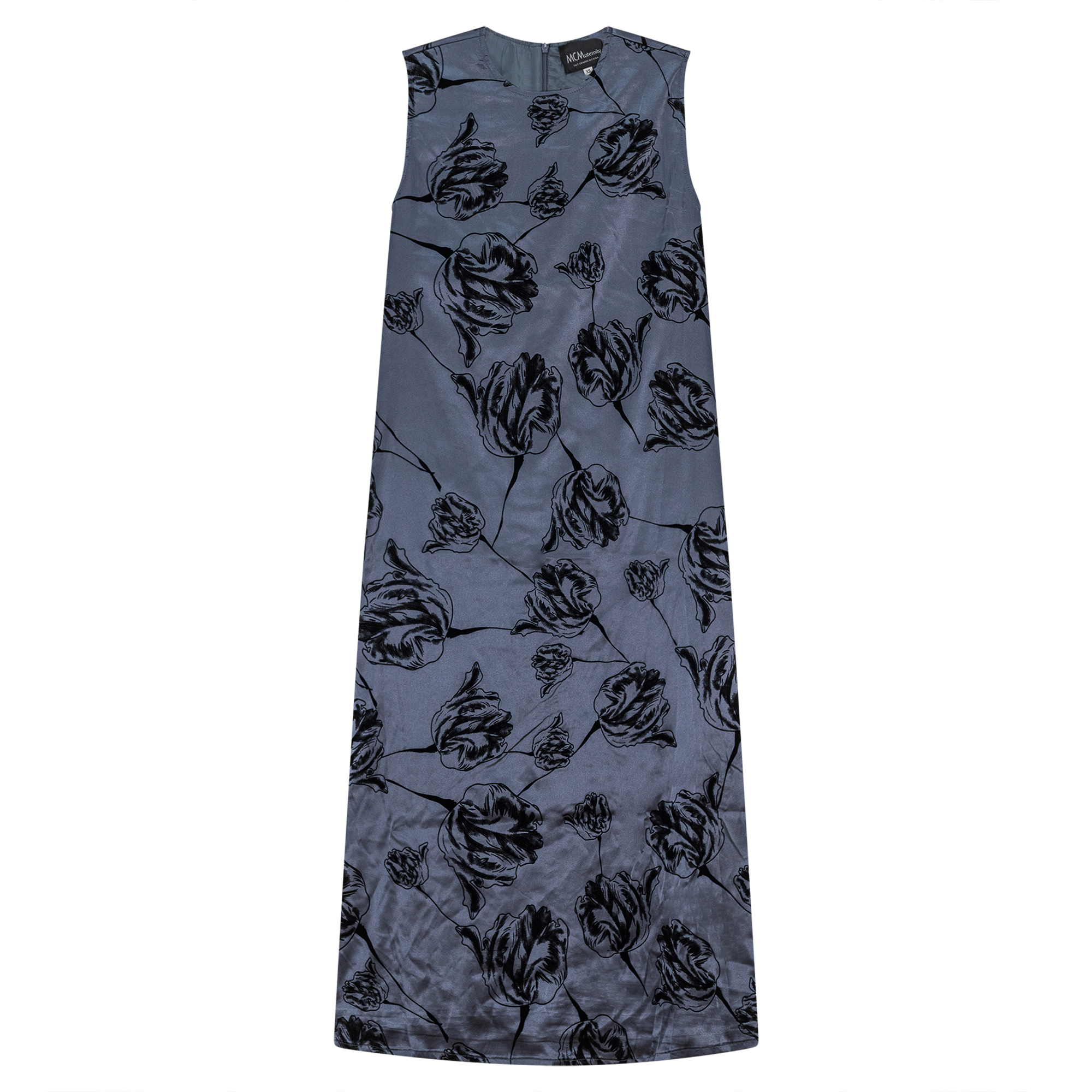 Maternity Velvet Flocked Midi Jumper in by MCM