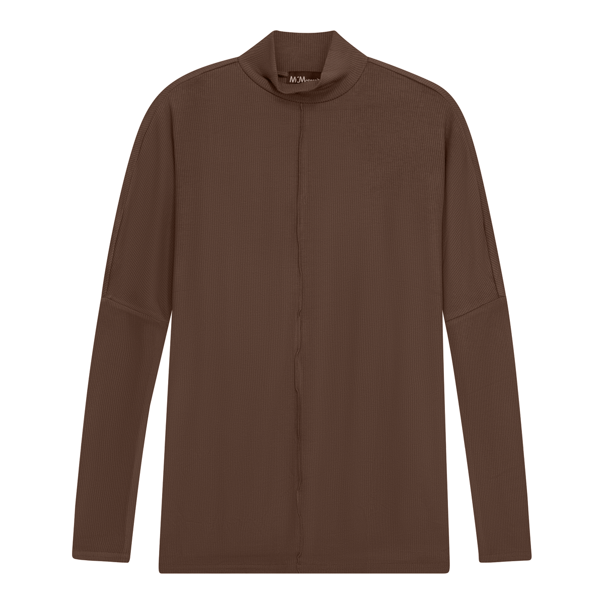 Maternity Dolman Turtle Neck Sweater in Light Coffee by MCM